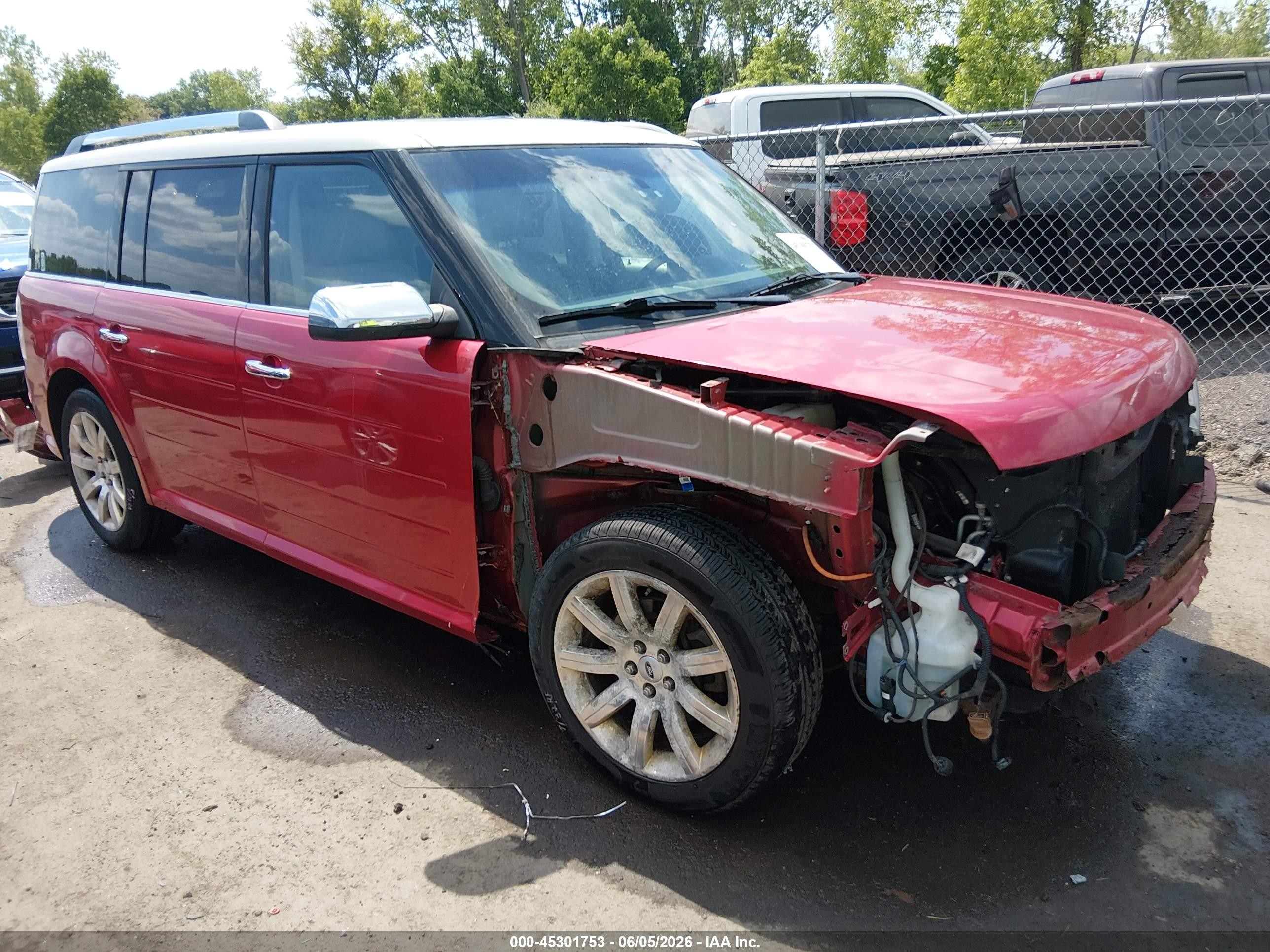 2012 Ford Flex Limited Red vin: 2FMGK5DC0CBD10562