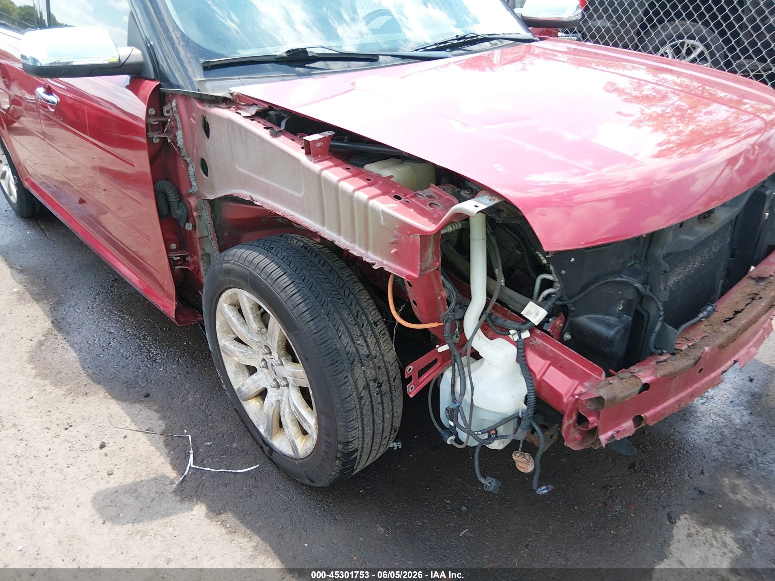 2012 Ford Flex Limited Red vin: 2FMGK5DC0CBD10562