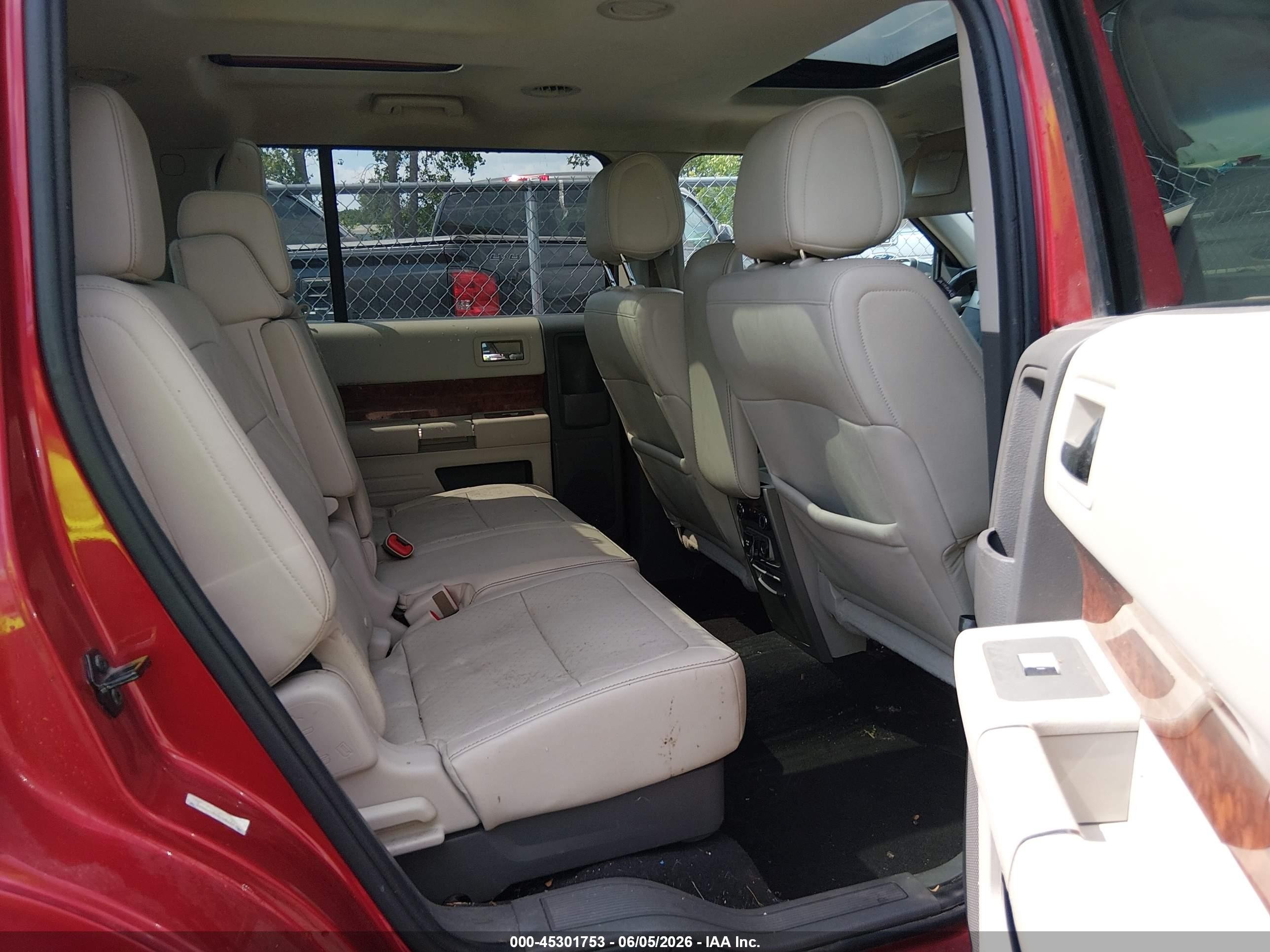 2012 Ford Flex Limited Red vin: 2FMGK5DC0CBD10562