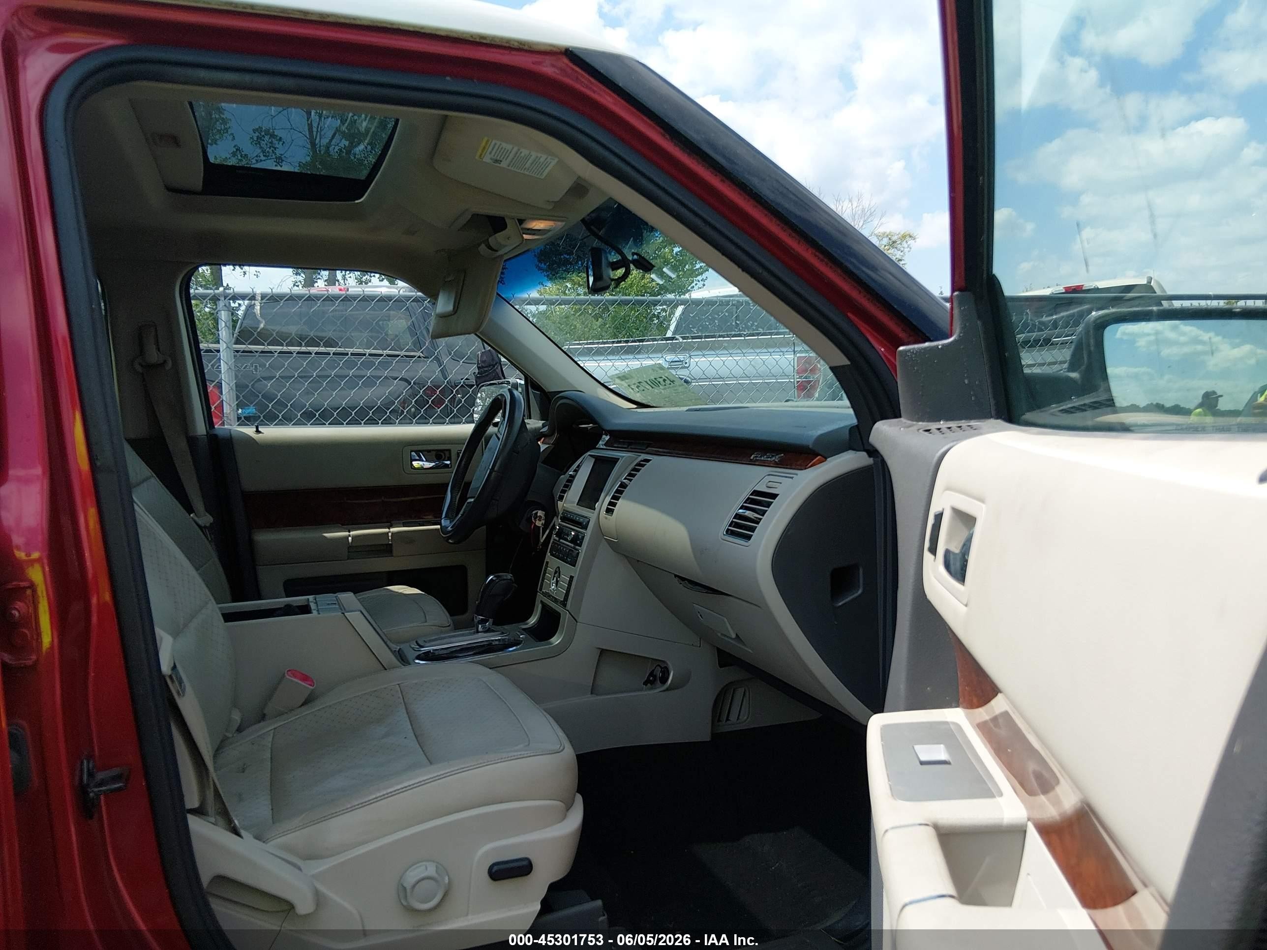 2012 Ford Flex Limited Red vin: 2FMGK5DC0CBD10562