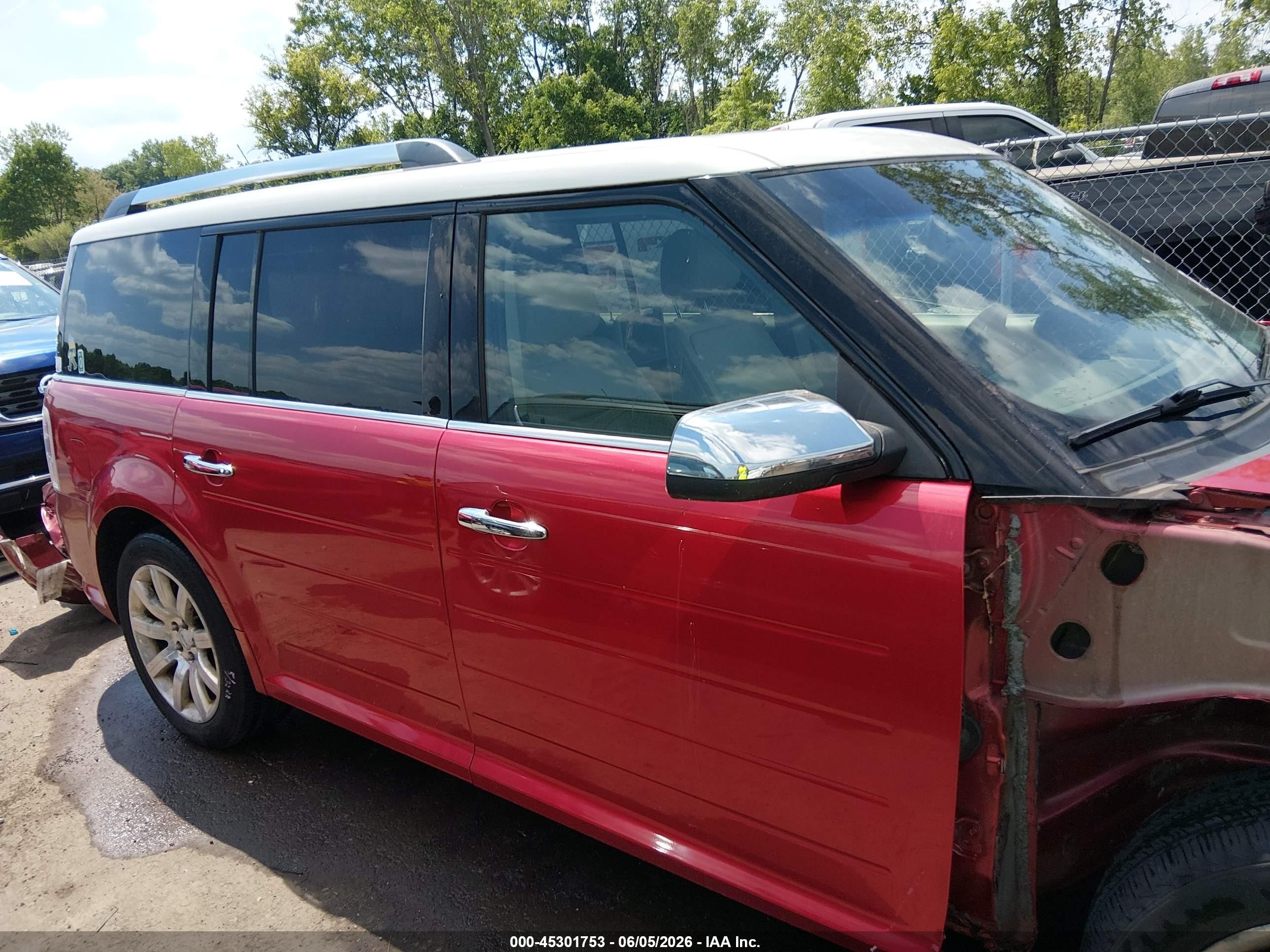 2012 Ford Flex Limited Red vin: 2FMGK5DC0CBD10562