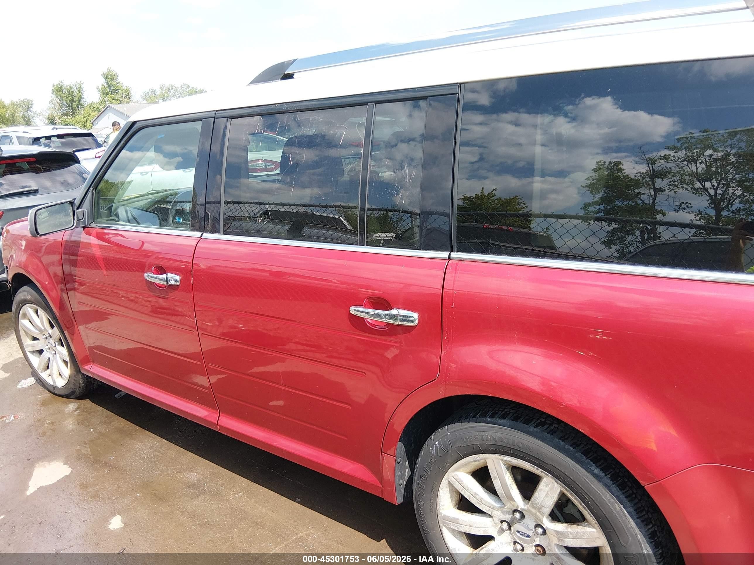 2012 Ford Flex Limited Red vin: 2FMGK5DC0CBD10562
