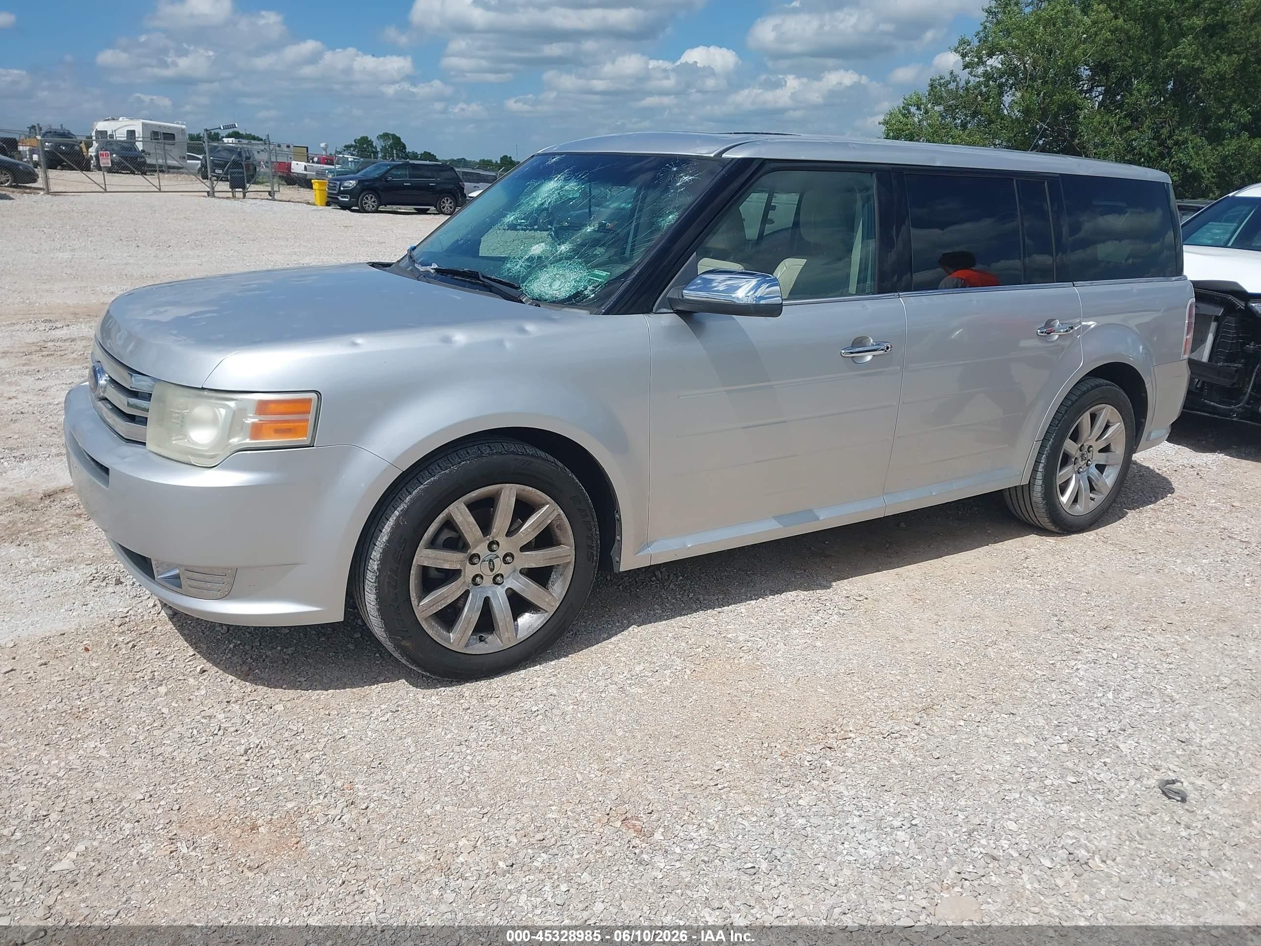 2010 Ford Flex Limited Silver vin: 2FMGK5DC1ABA66353