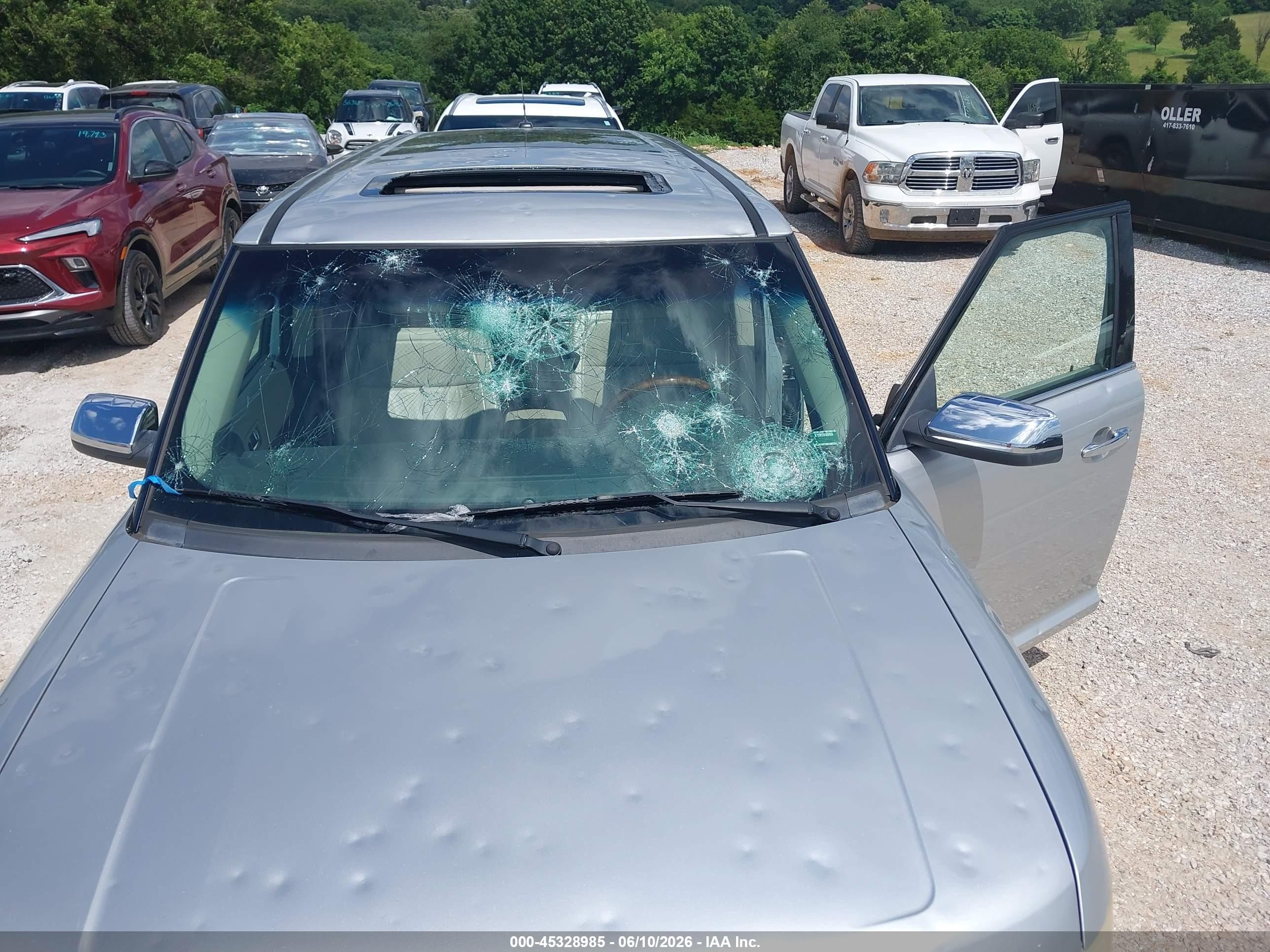 2010 Ford Flex Limited Silver vin: 2FMGK5DC1ABA66353
