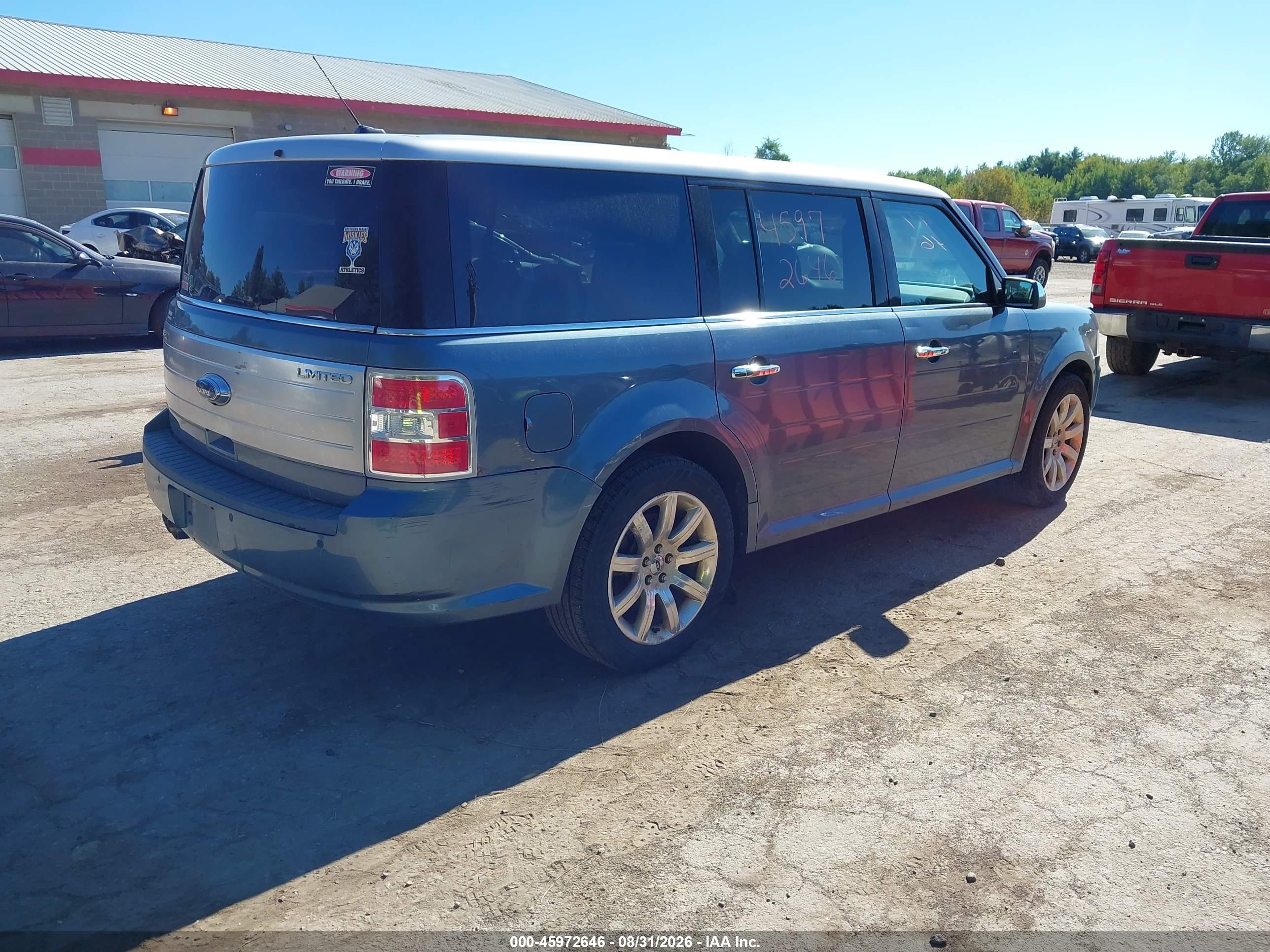 2010 Ford Flex Limited Blue vin: 2FMGK5DC1ABA91589