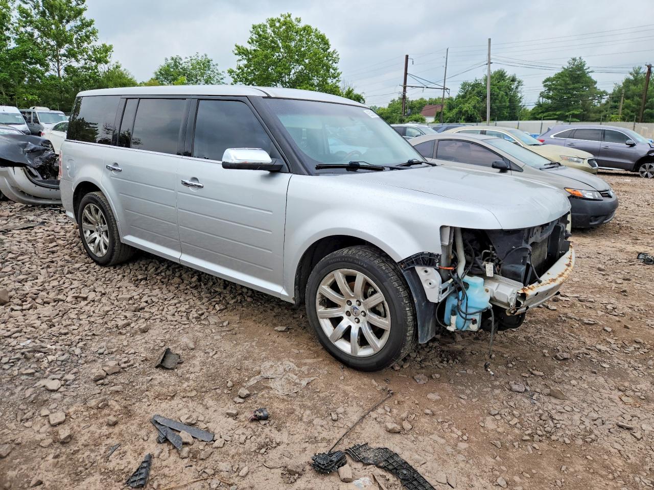 2011 Ford Flex Limited Silver vin: 2FMGK5DC1BBD05126