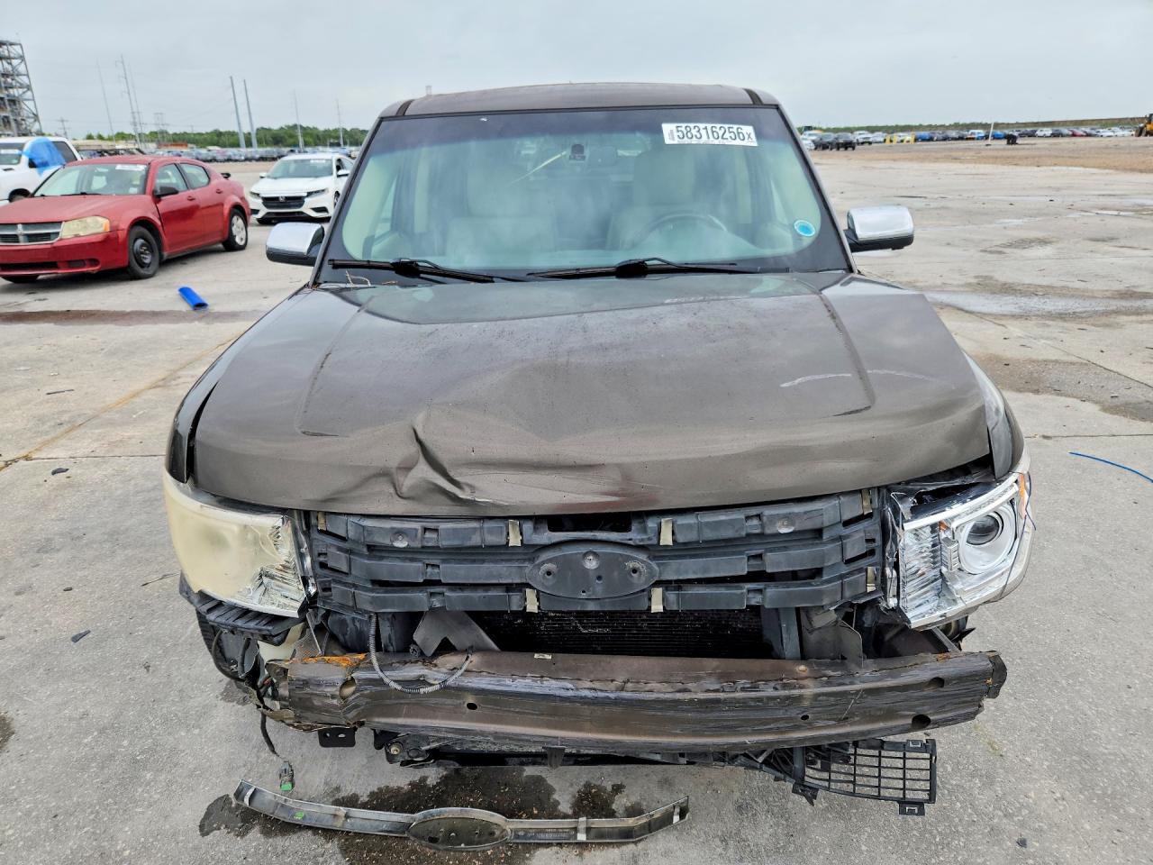 2011 Ford Flex Limited Brown vin: 2FMGK5DC1BBD05529