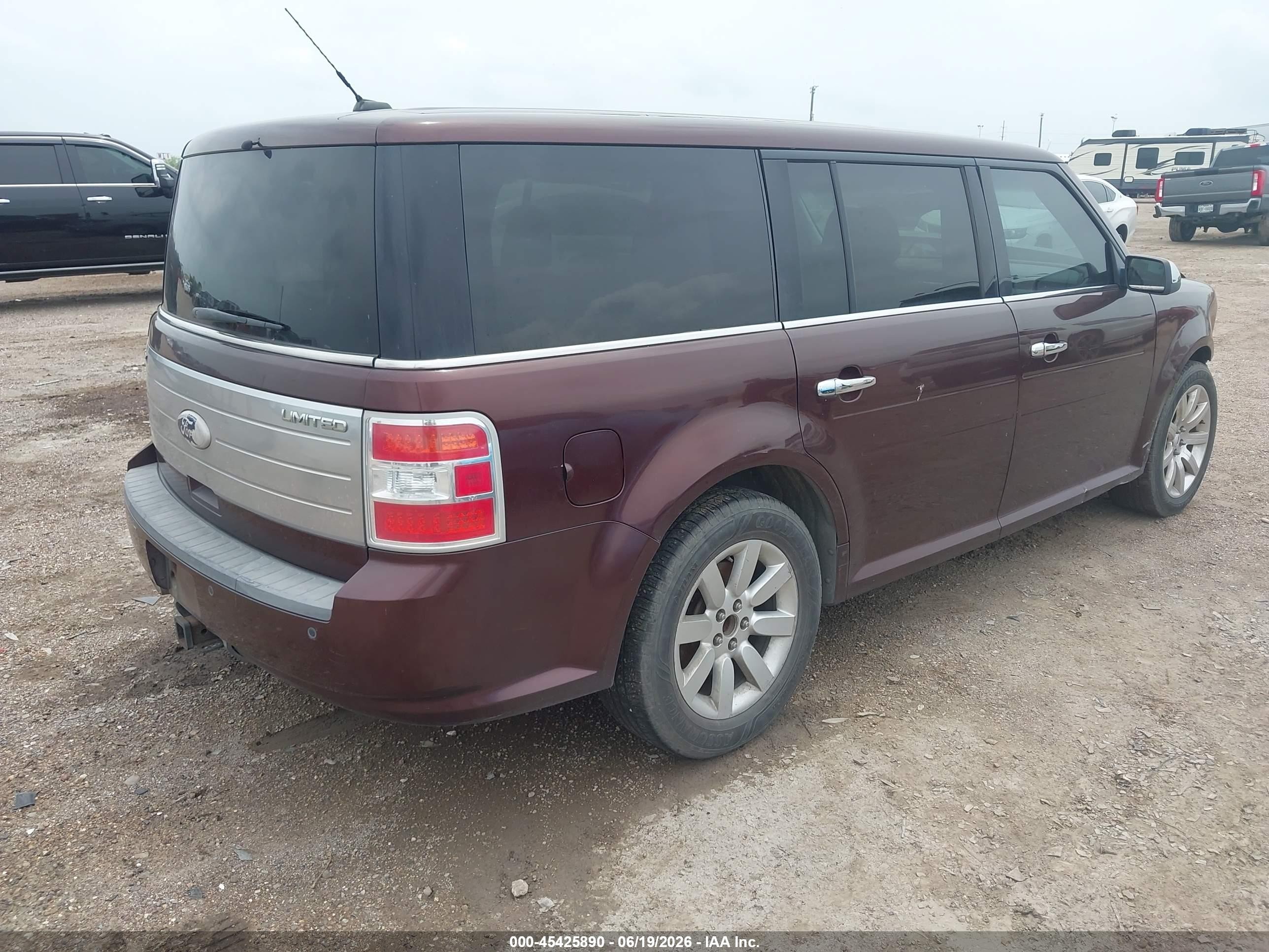 2012 Ford Flex Limited/titanium Темно-бордовый vin: 2FMGK5DC1CBD05211