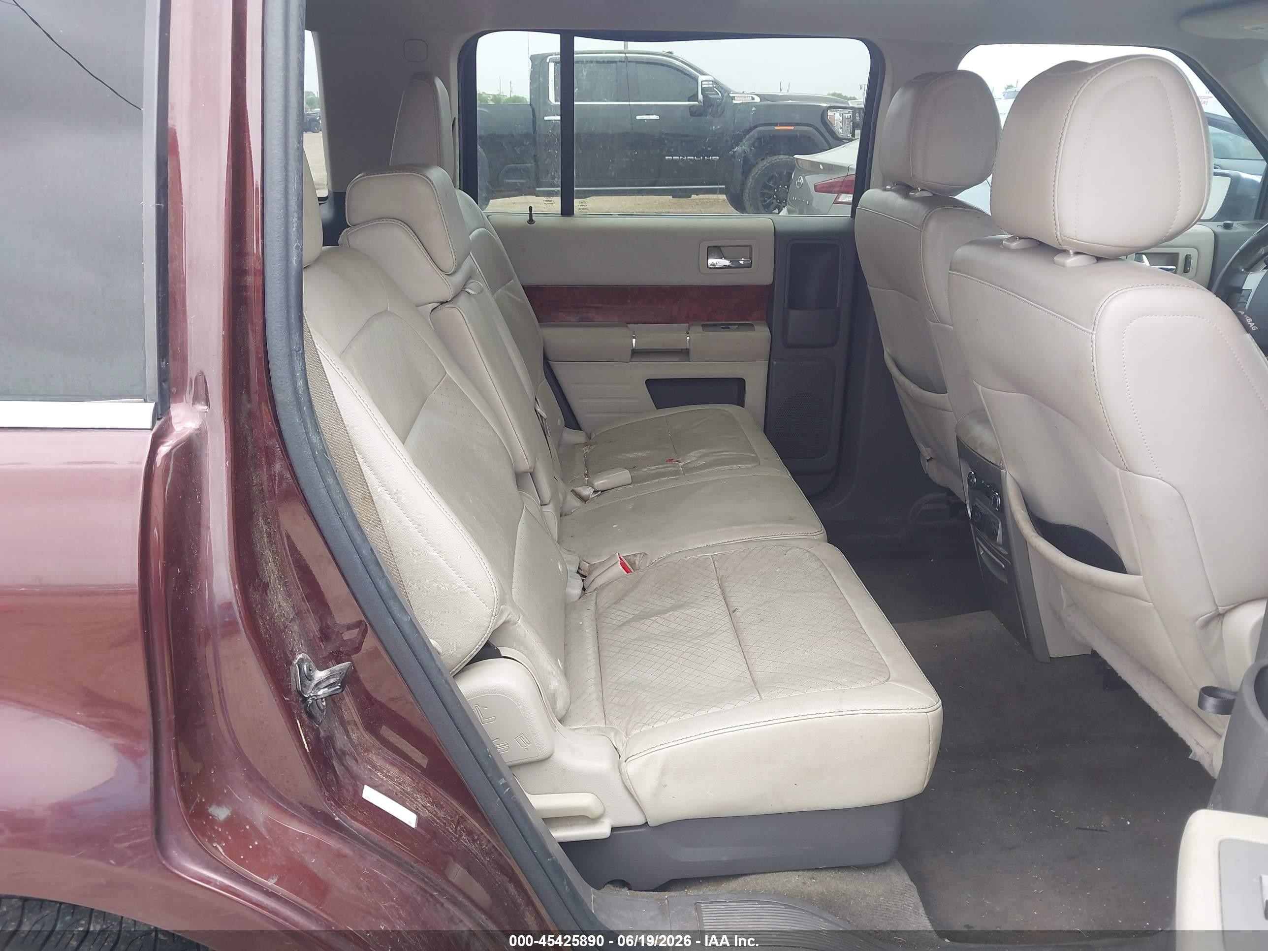 2012 Ford Flex Limited/titanium Темно-бордовый vin: 2FMGK5DC1CBD05211