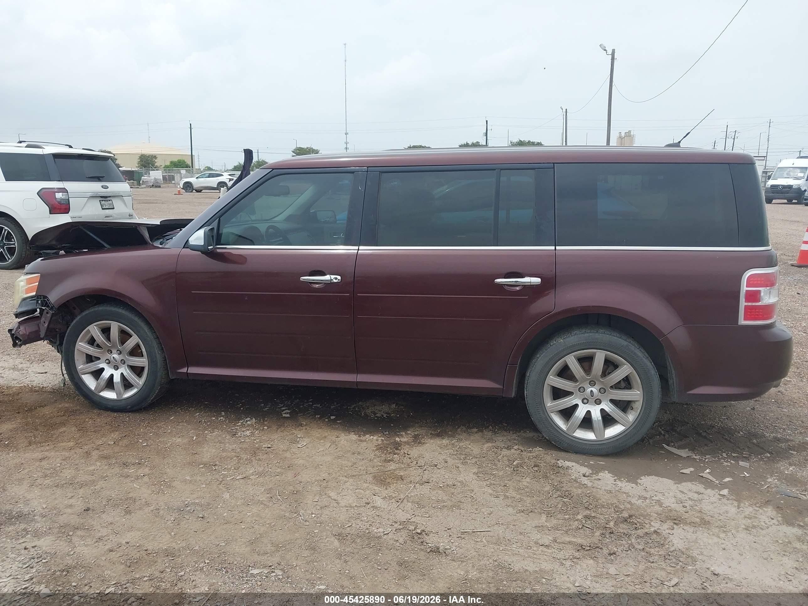 2012 Ford Flex Limited/titanium Темно-бордовый vin: 2FMGK5DC1CBD05211