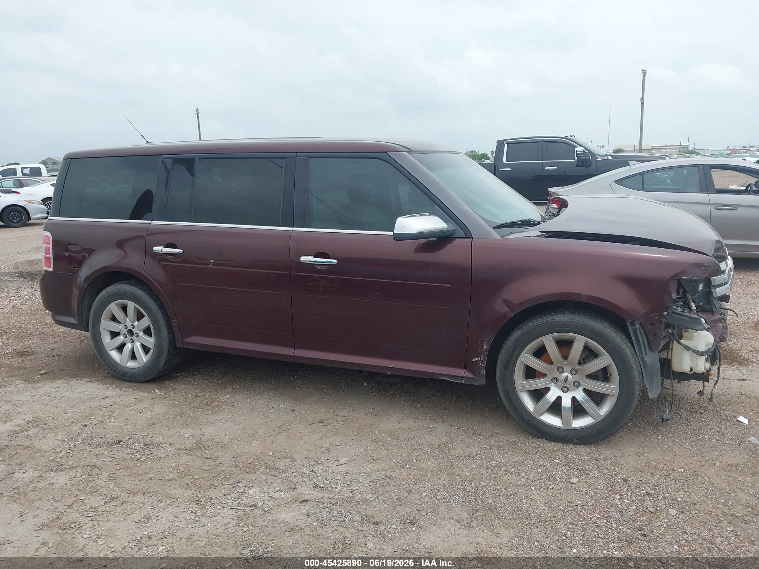 2012 Ford Flex Limited/titanium Темно-бордовый vin: 2FMGK5DC1CBD05211