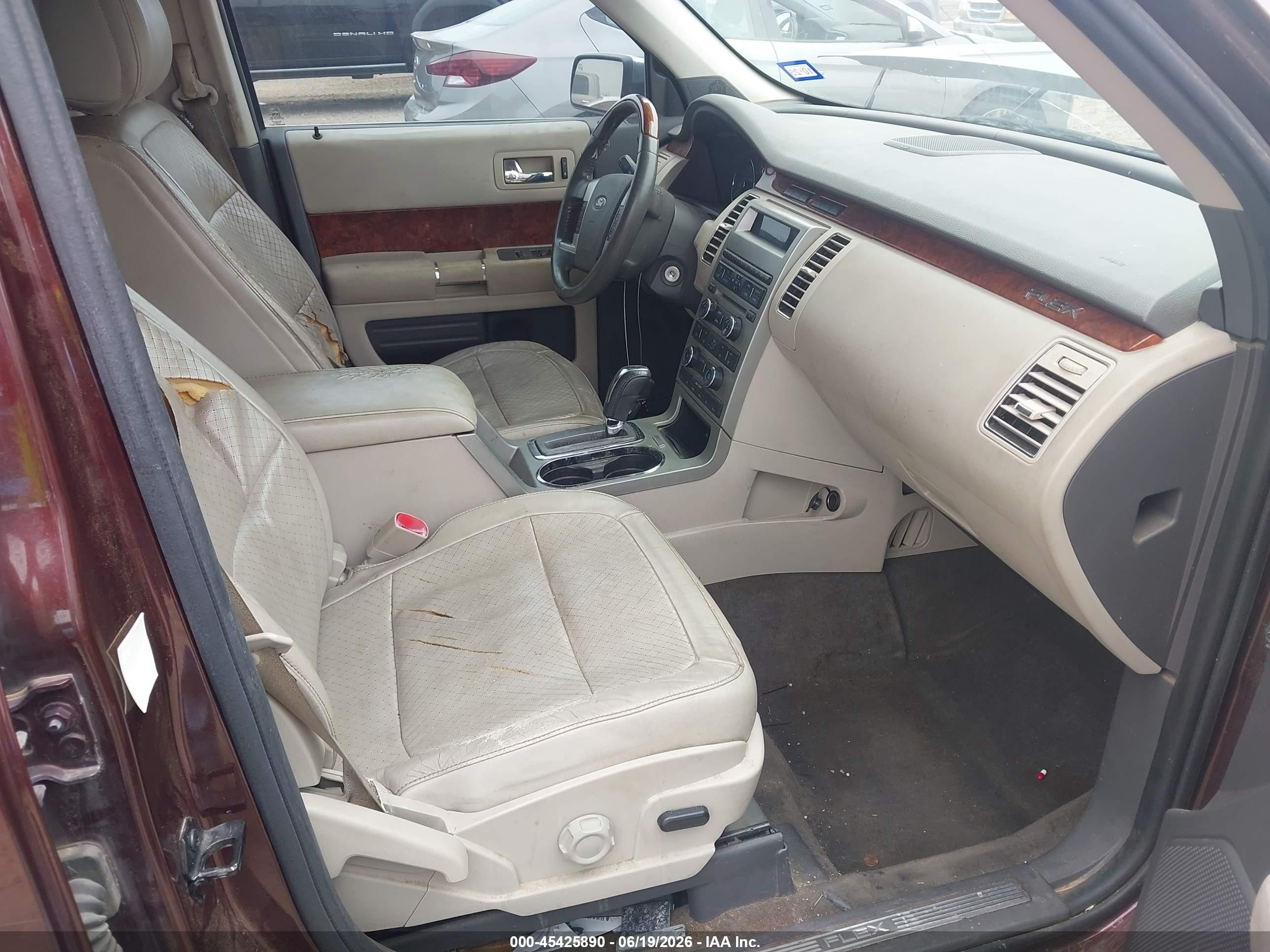 2012 Ford Flex Limited/titanium Темно-бордовый vin: 2FMGK5DC1CBD05211