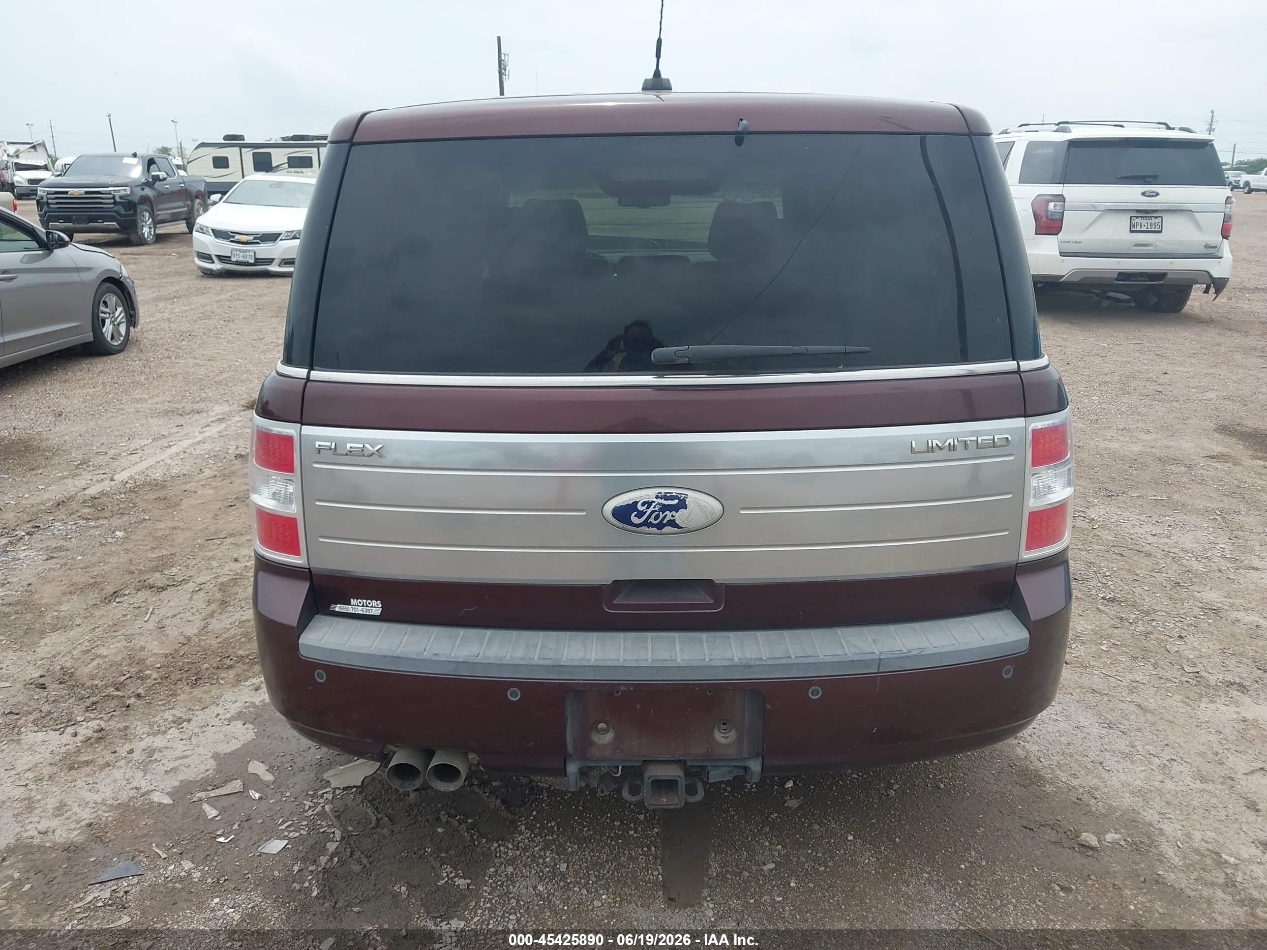 2012 Ford Flex Limited/titanium Темно-бордовый vin: 2FMGK5DC1CBD05211