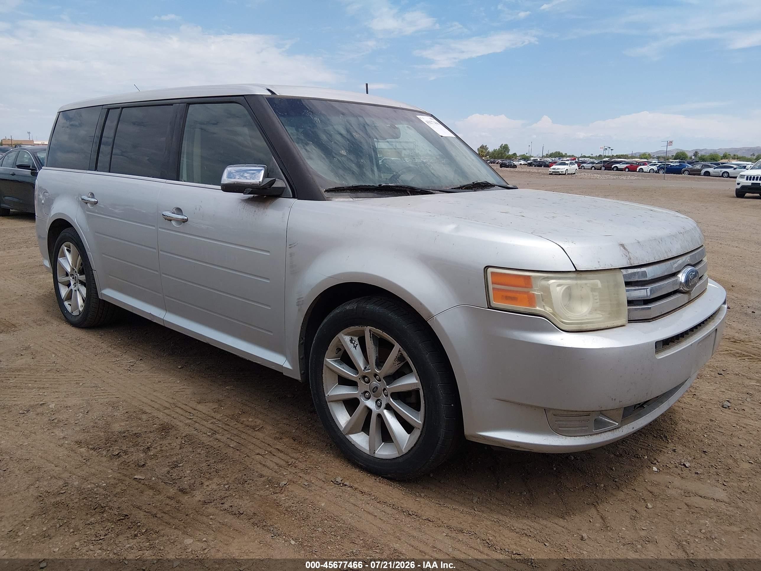 2010 Ford Flex Limited Silver vin: 2FMGK5DC2ABA42949
