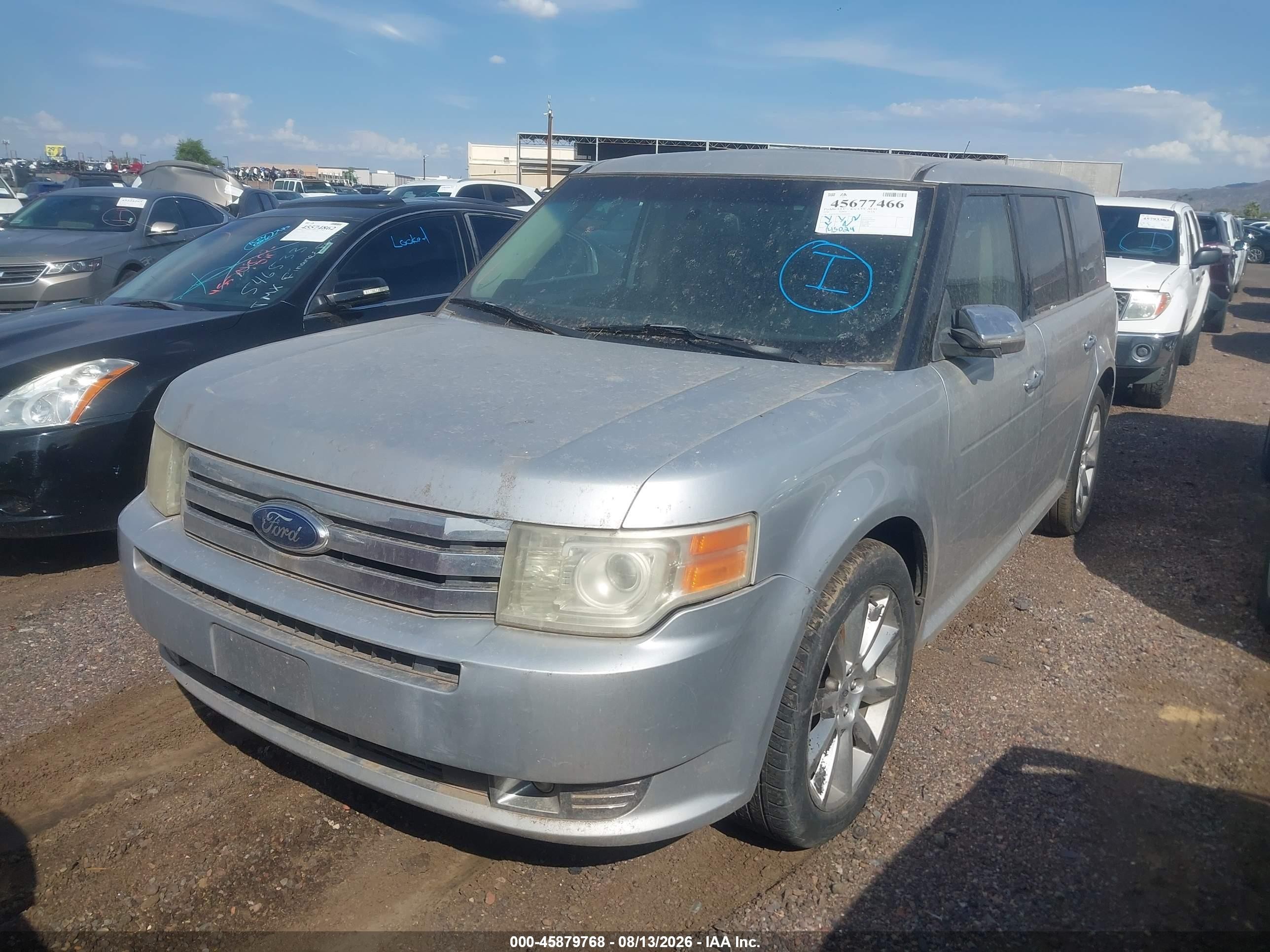 2010 Ford Flex Limited Серебряный vin: 2FMGK5DC2ABA42949