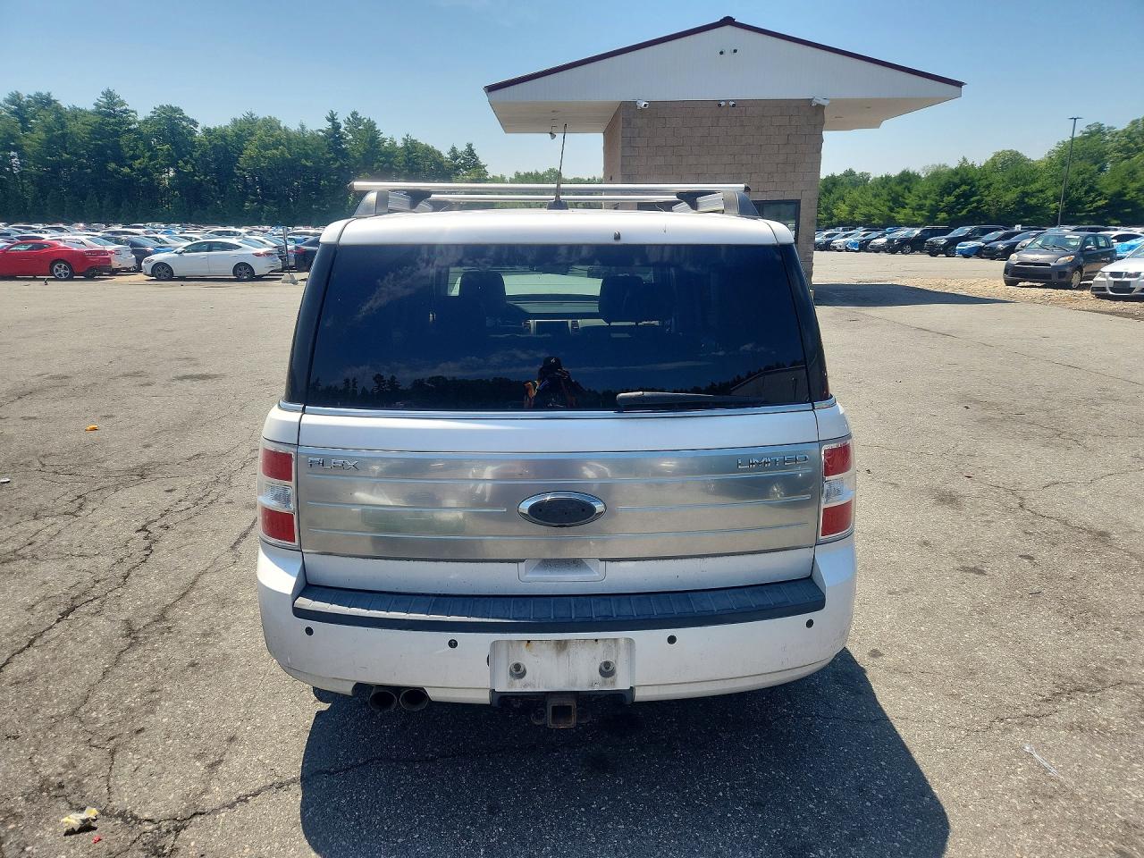 2010 Ford Flex Limited White vin: 2FMGK5DC2ABD00581