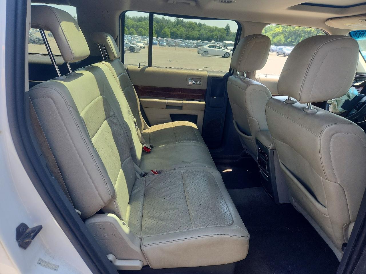 2010 Ford Flex Limited White vin: 2FMGK5DC2ABD00581