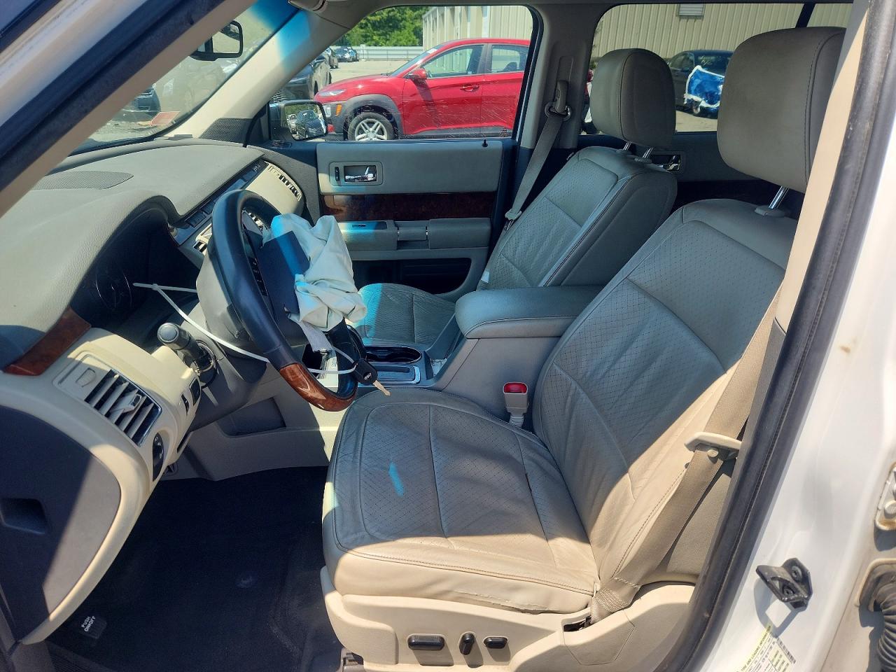 2010 Ford Flex Limited White vin: 2FMGK5DC2ABD00581