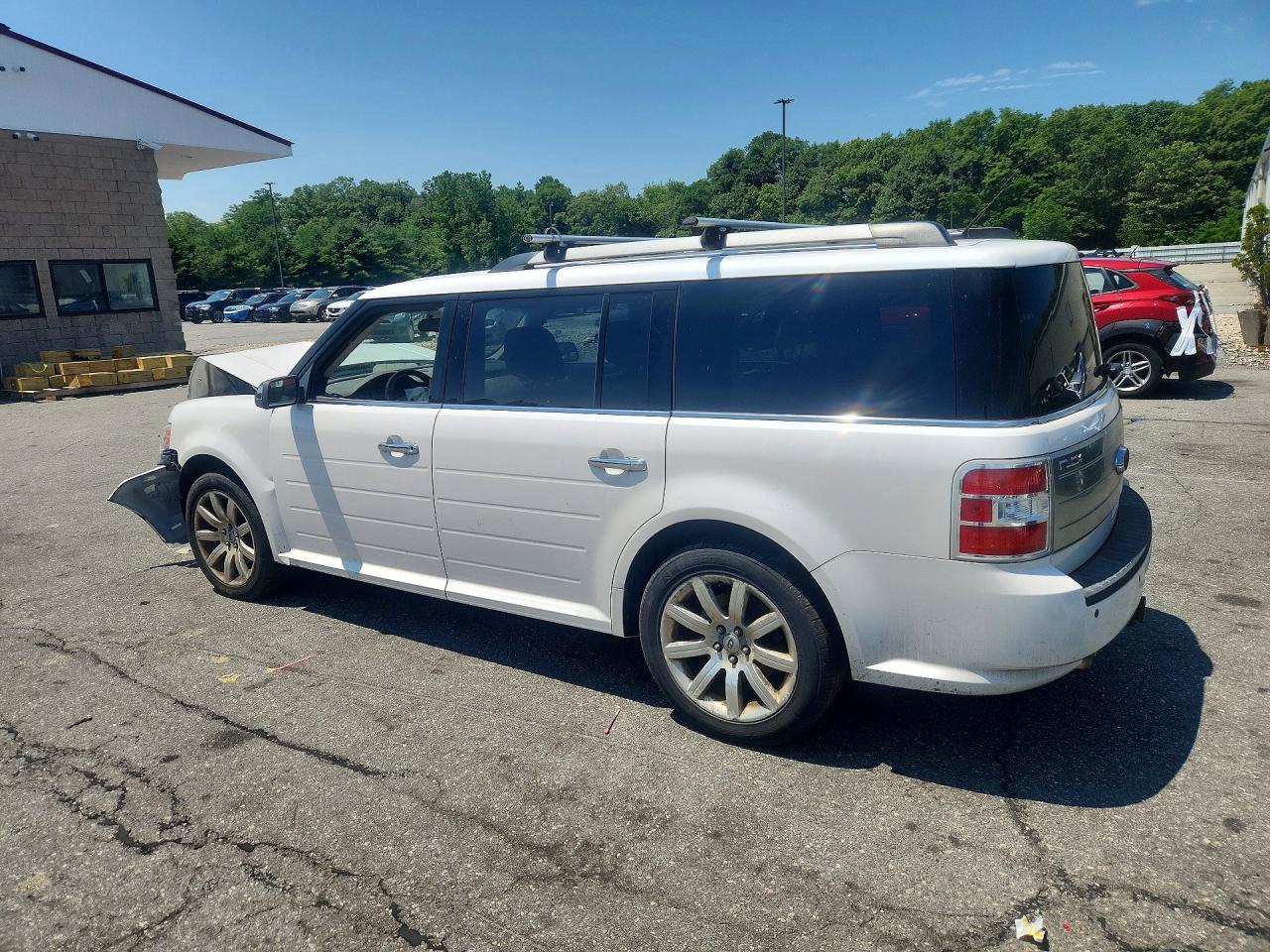 2010 Ford Flex Limited White vin: 2FMGK5DC2ABD00581