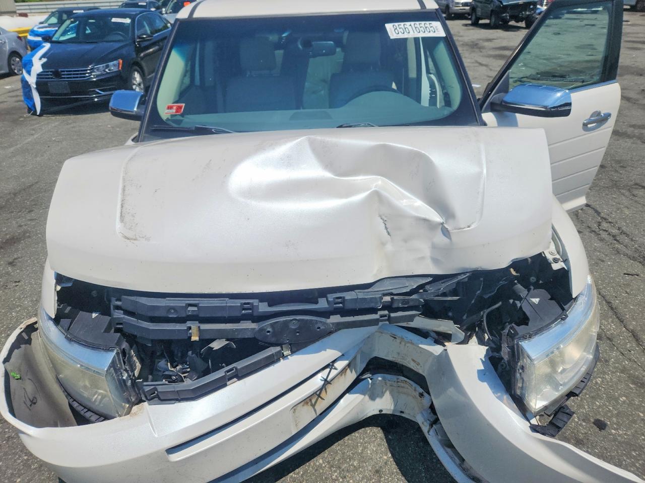 2010 Ford Flex Limited White vin: 2FMGK5DC2ABD00581