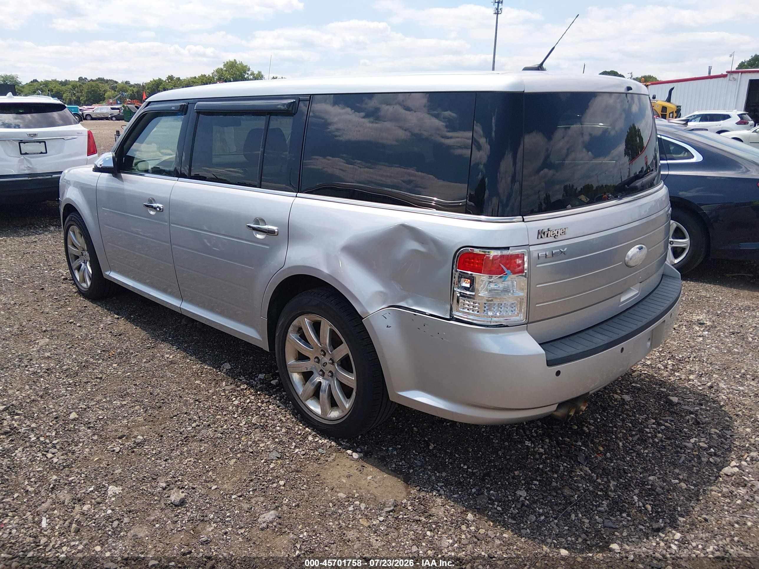 2012 Ford Flex Limited Silver vin: 2FMGK5DC2CBD00941