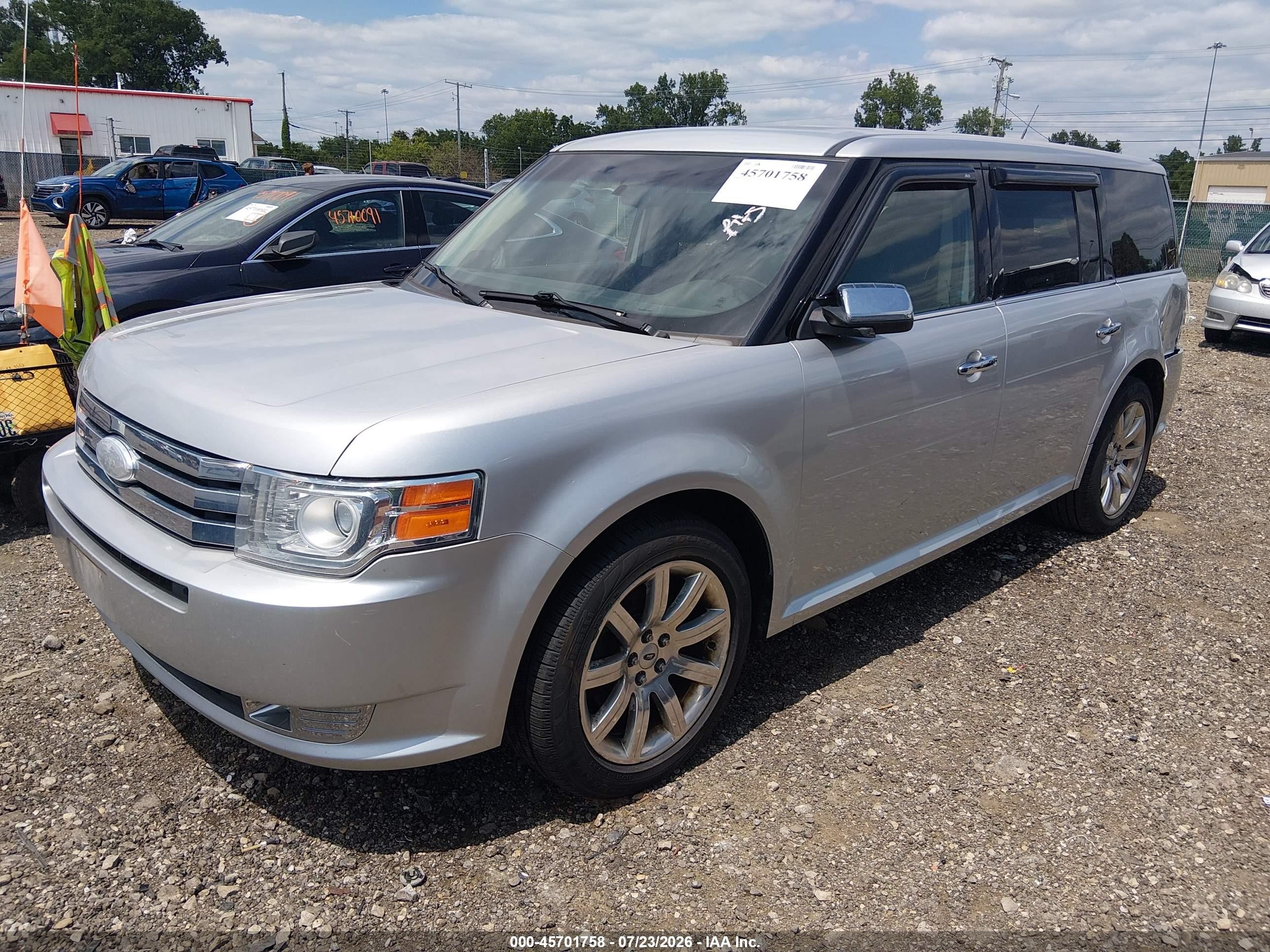 2012 Ford Flex Limited Silver vin: 2FMGK5DC2CBD00941