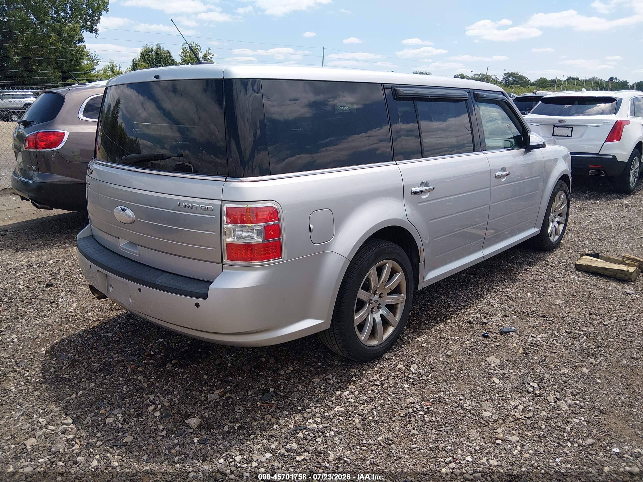 2012 Ford Flex Limited Silver vin: 2FMGK5DC2CBD00941