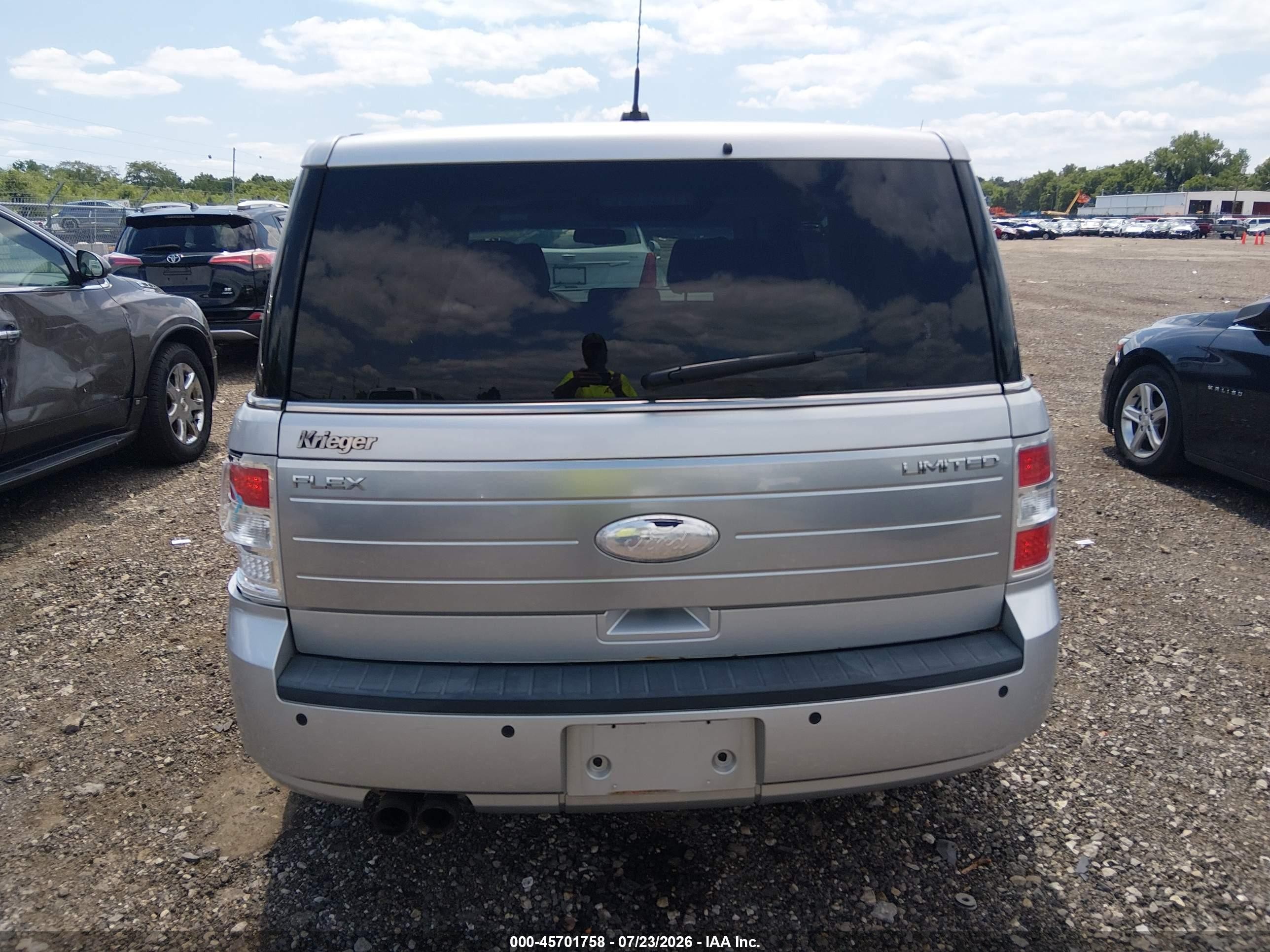 2012 Ford Flex Limited Silver vin: 2FMGK5DC2CBD00941