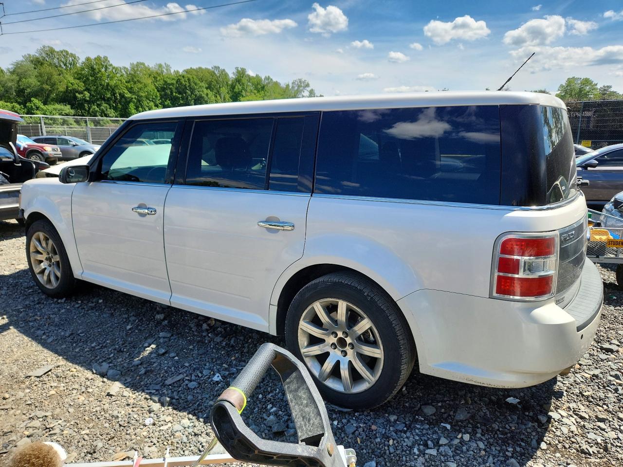 2012 Ford Flex Limited White vin: 2FMGK5DC2CBD04195