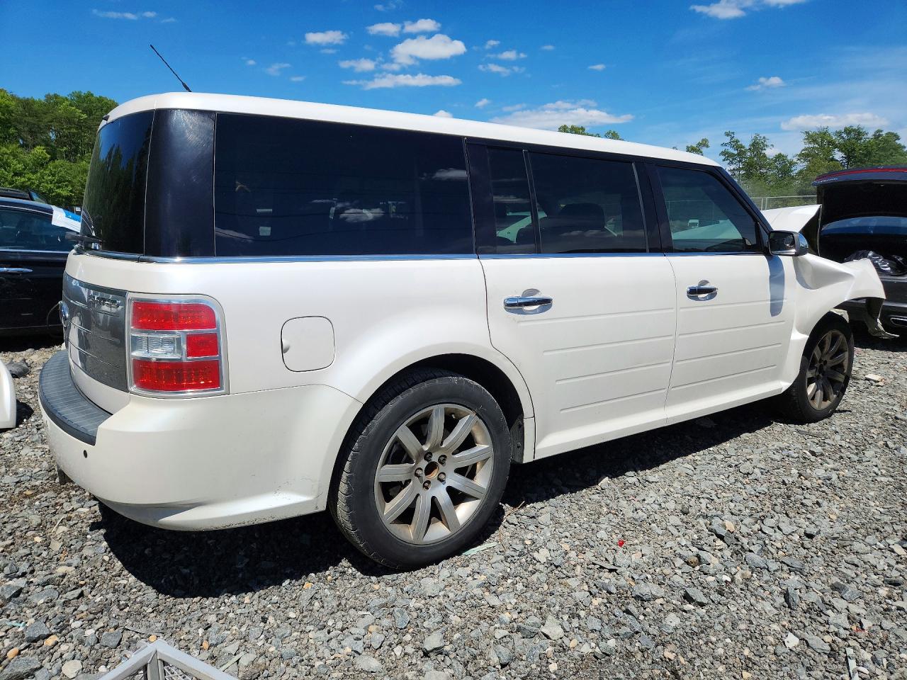 2012 Ford Flex Limited White vin: 2FMGK5DC2CBD04195