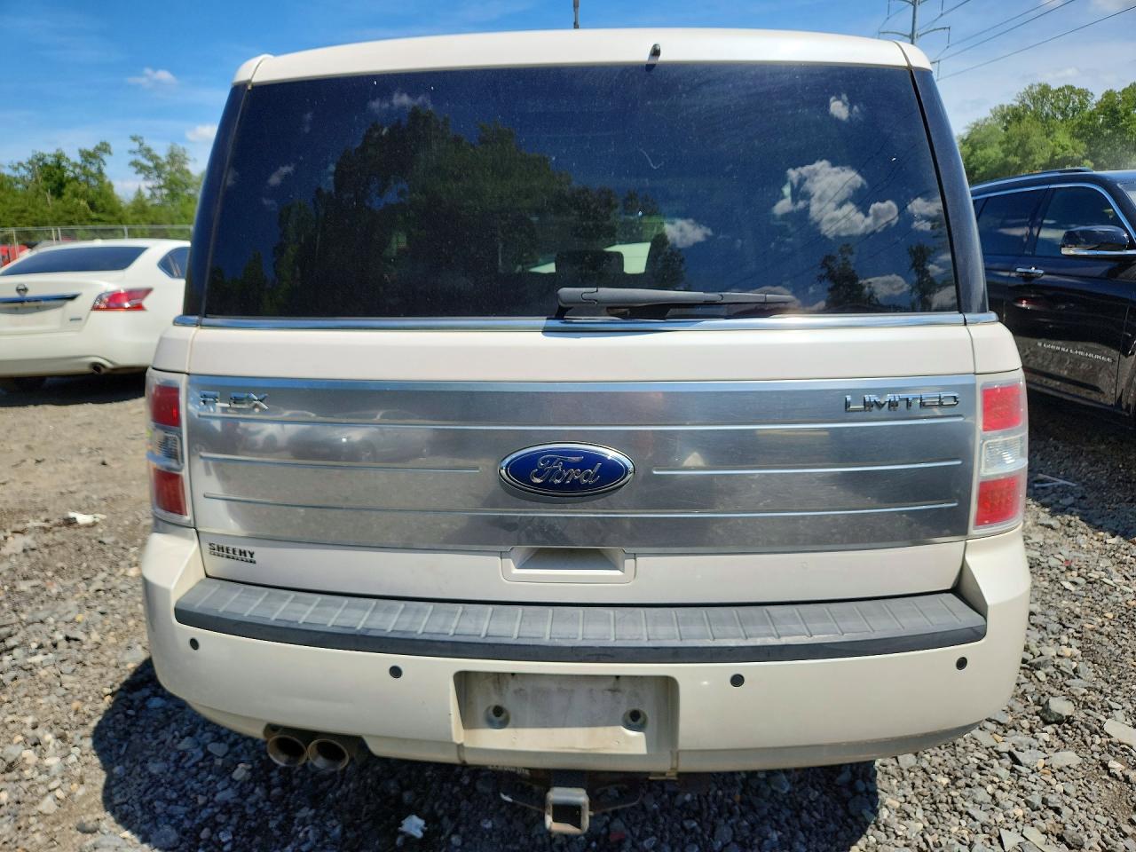 2012 Ford Flex Limited White vin: 2FMGK5DC2CBD04195
