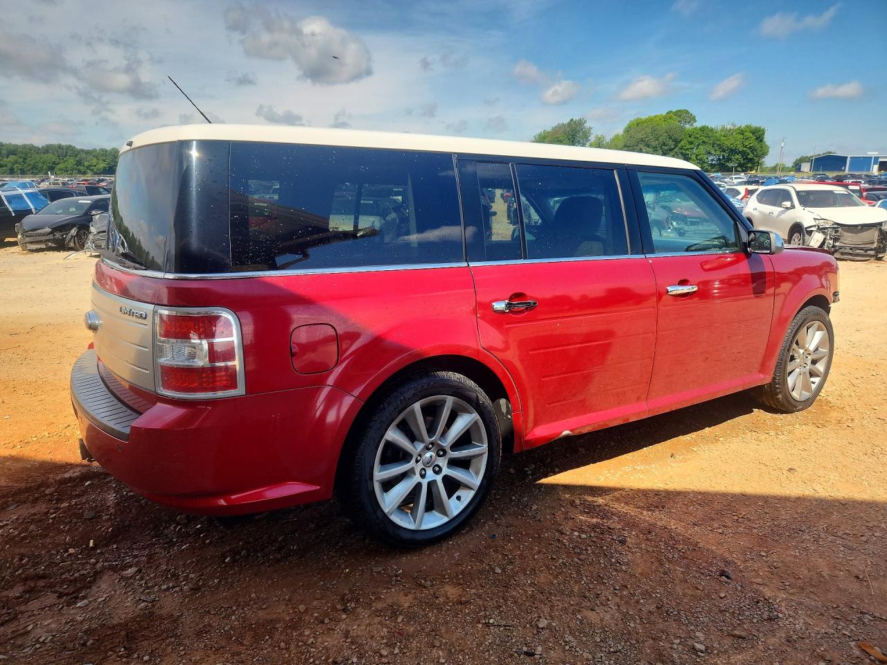 2010 Ford Flex Limited Red vin: 2FMGK5DC3ABA29238