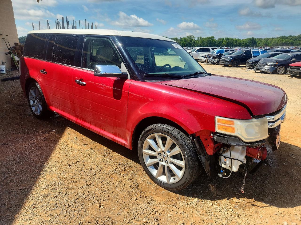 2010 Ford Flex Limited Red vin: 2FMGK5DC3ABA29238