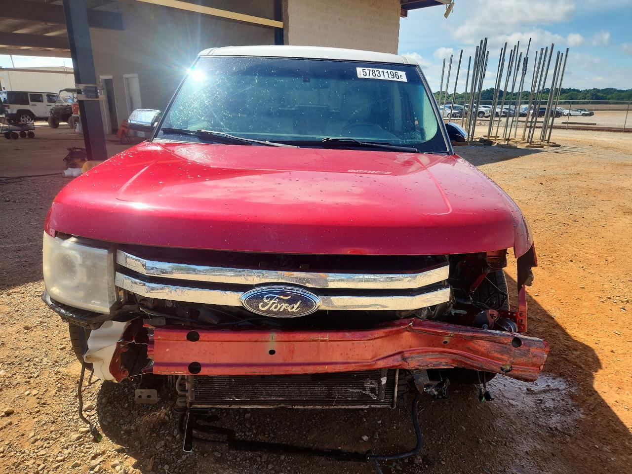 2010 Ford Flex Limited Red vin: 2FMGK5DC3ABA29238
