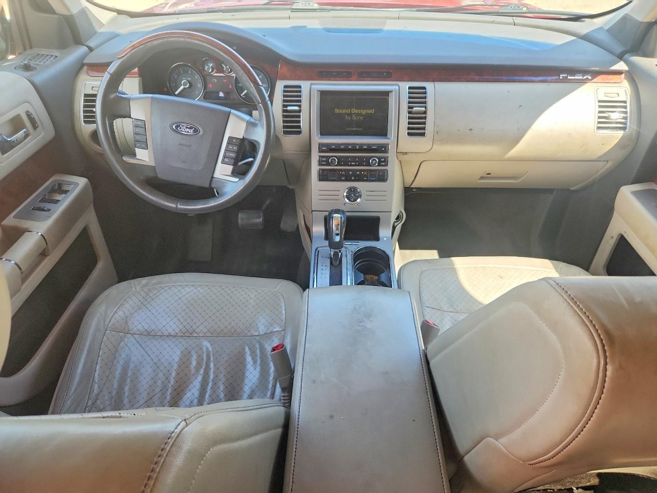 2010 Ford Flex Limited Red vin: 2FMGK5DC3ABA29238