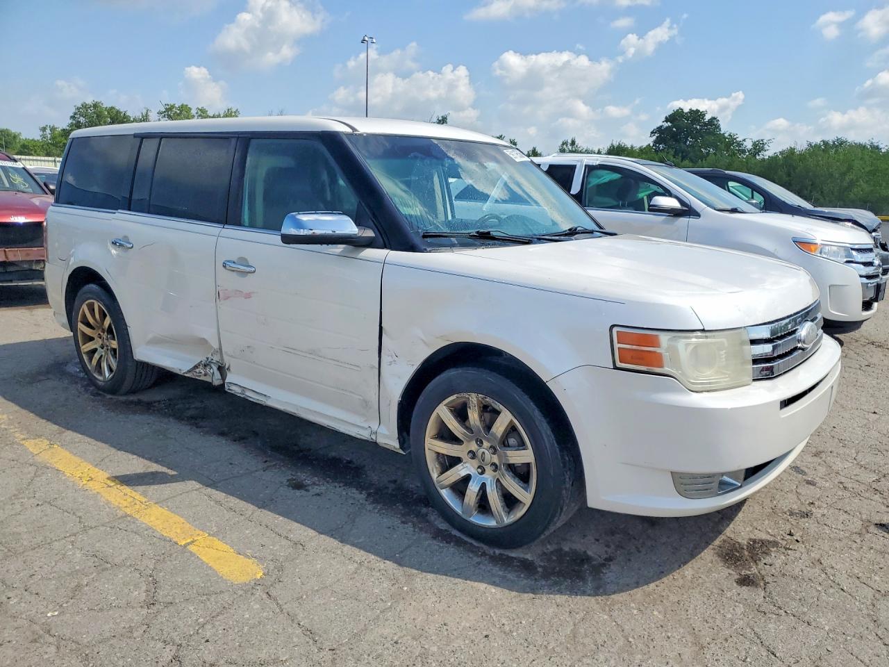 2012 Ford Flex Limited White vin: 2FMGK5DC3CBD01919