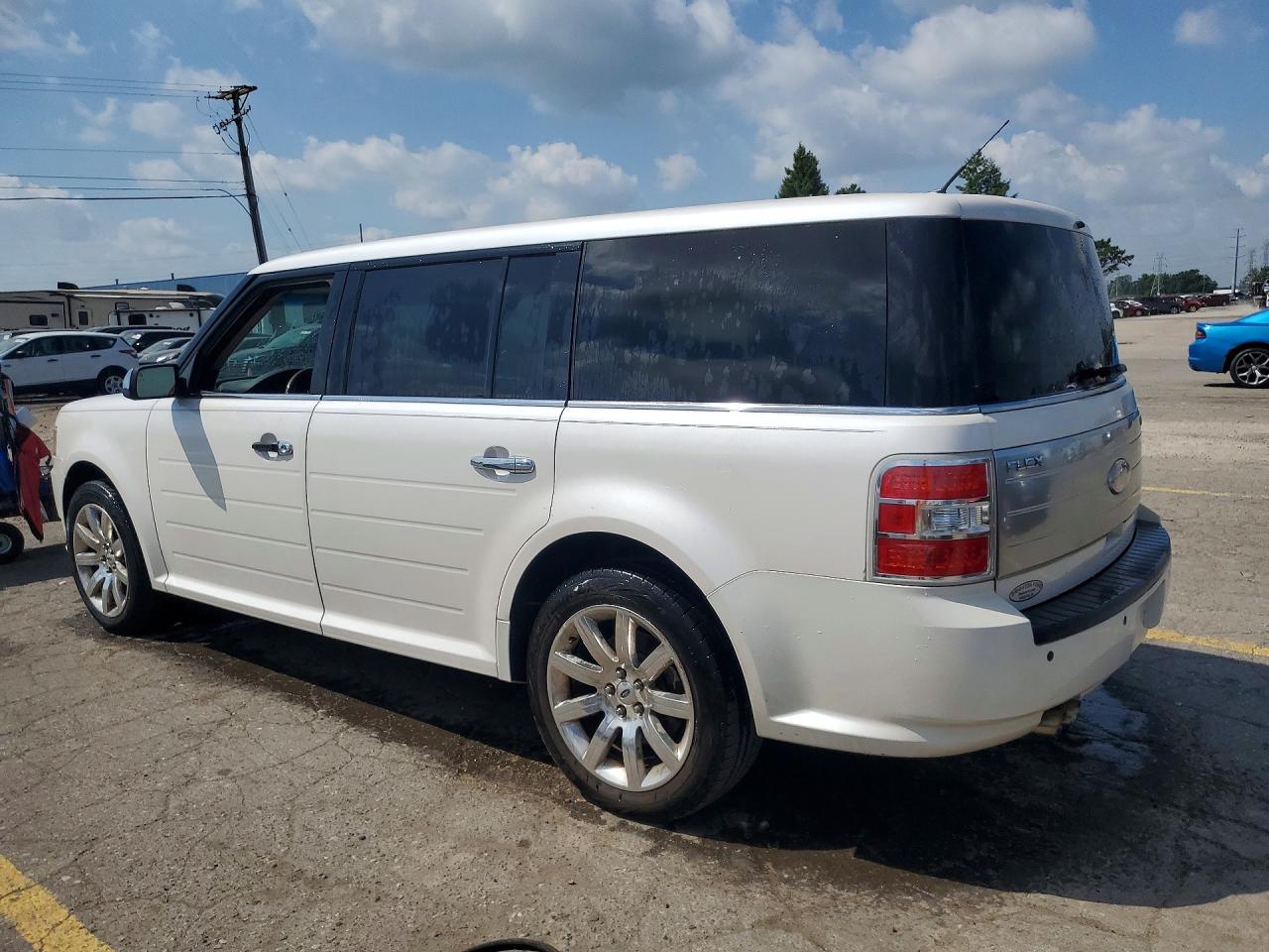 2012 Ford Flex Limited White vin: 2FMGK5DC3CBD01919