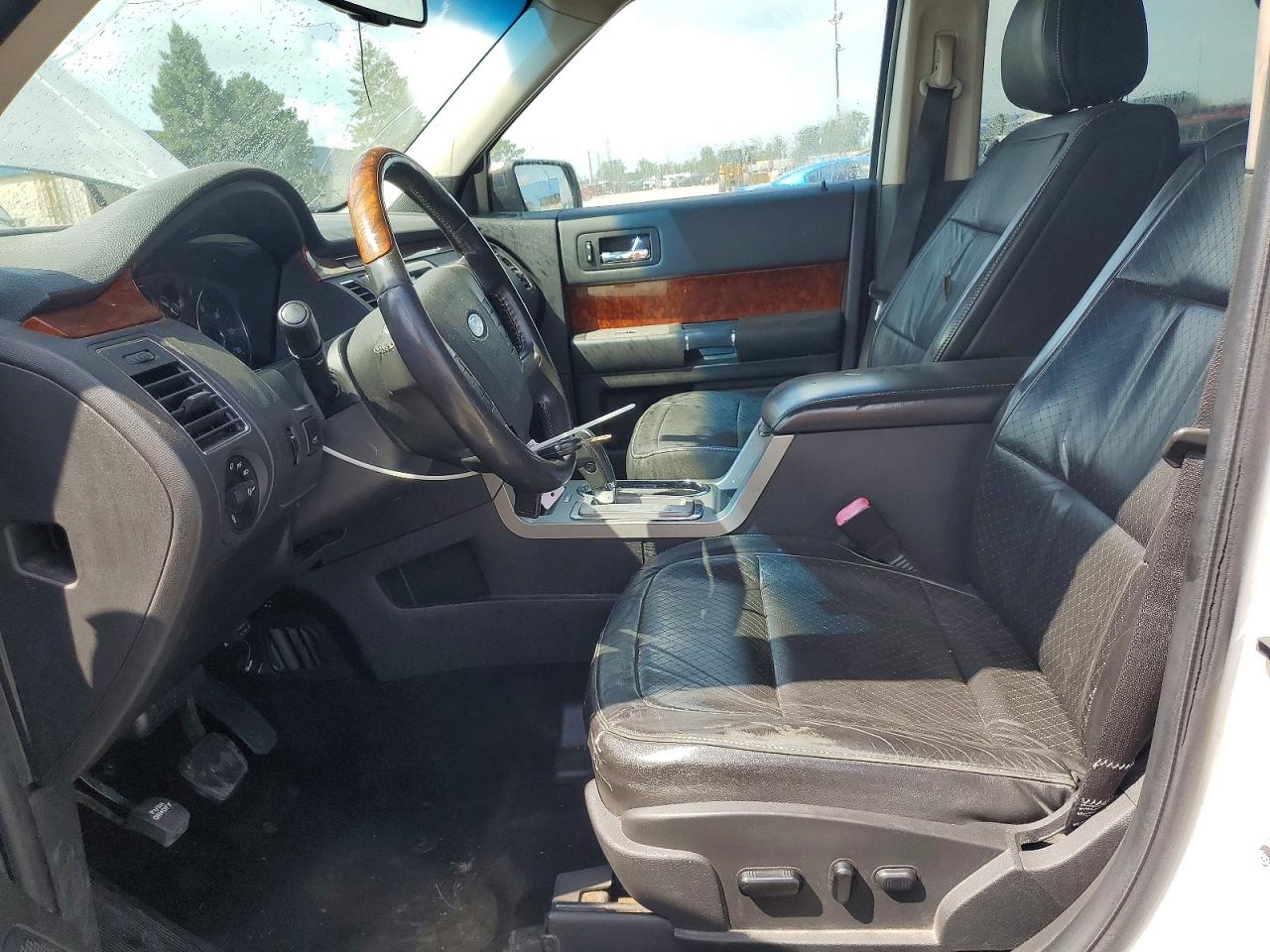 2012 Ford Flex Limited White vin: 2FMGK5DC3CBD01919