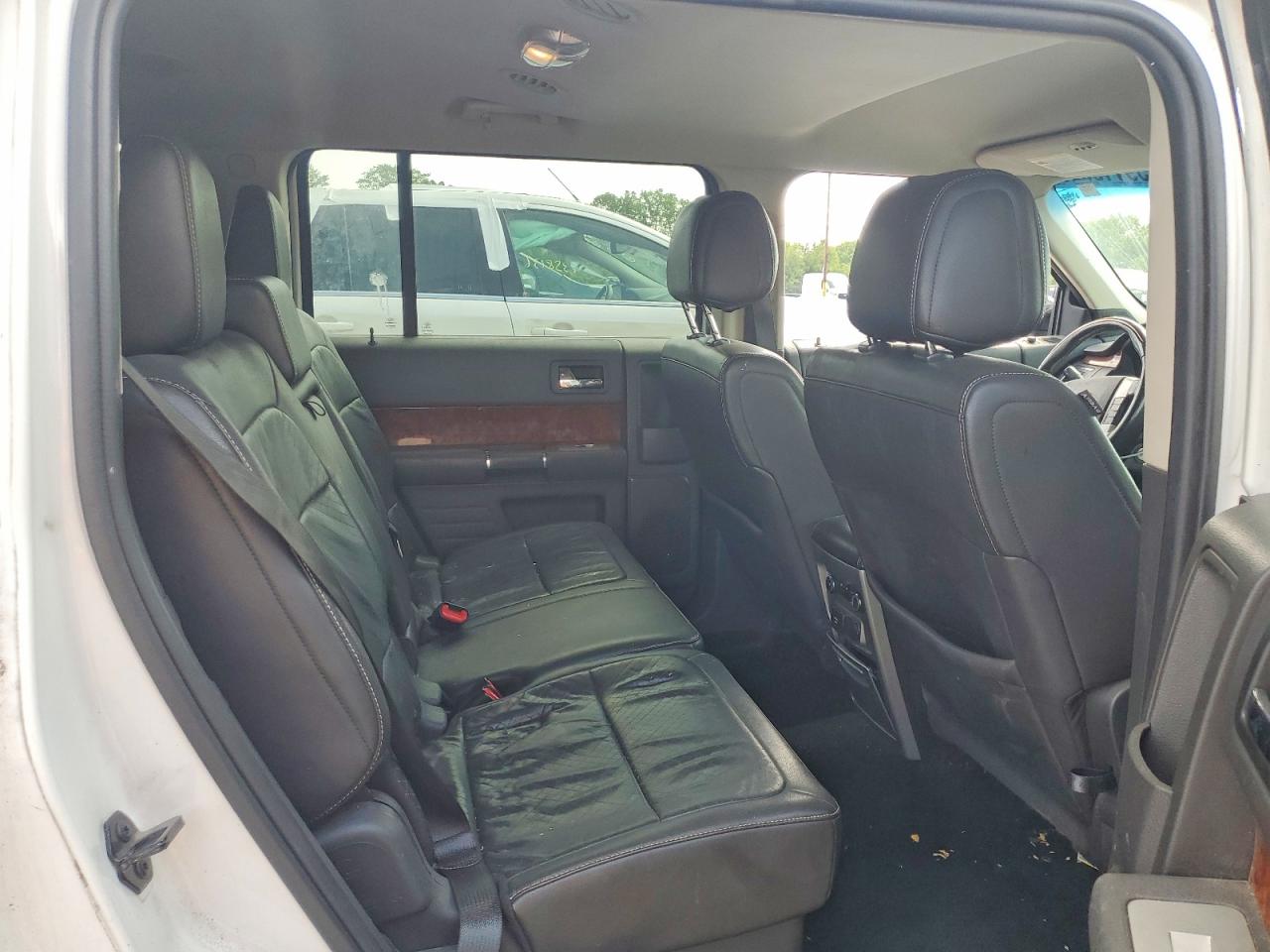 2012 Ford Flex Limited White vin: 2FMGK5DC3CBD01919