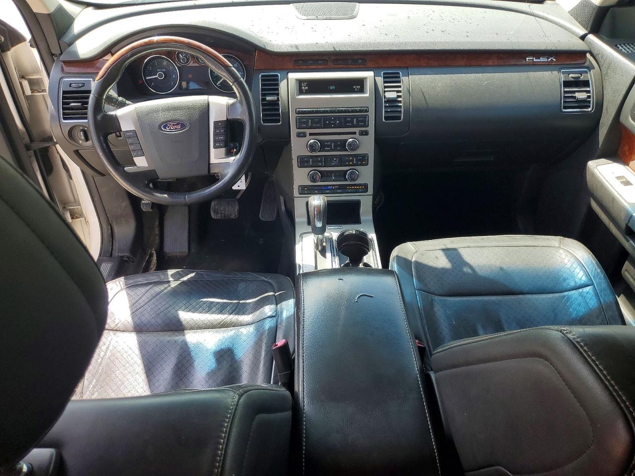 2012 Ford Flex Limited White vin: 2FMGK5DC3CBD01919