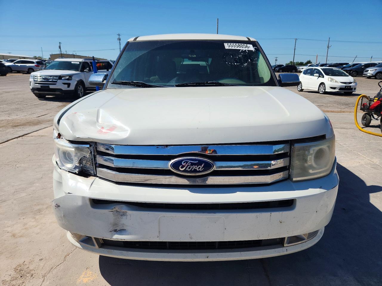 2012 Ford Flex Limited White vin: 2FMGK5DC3CBD03430