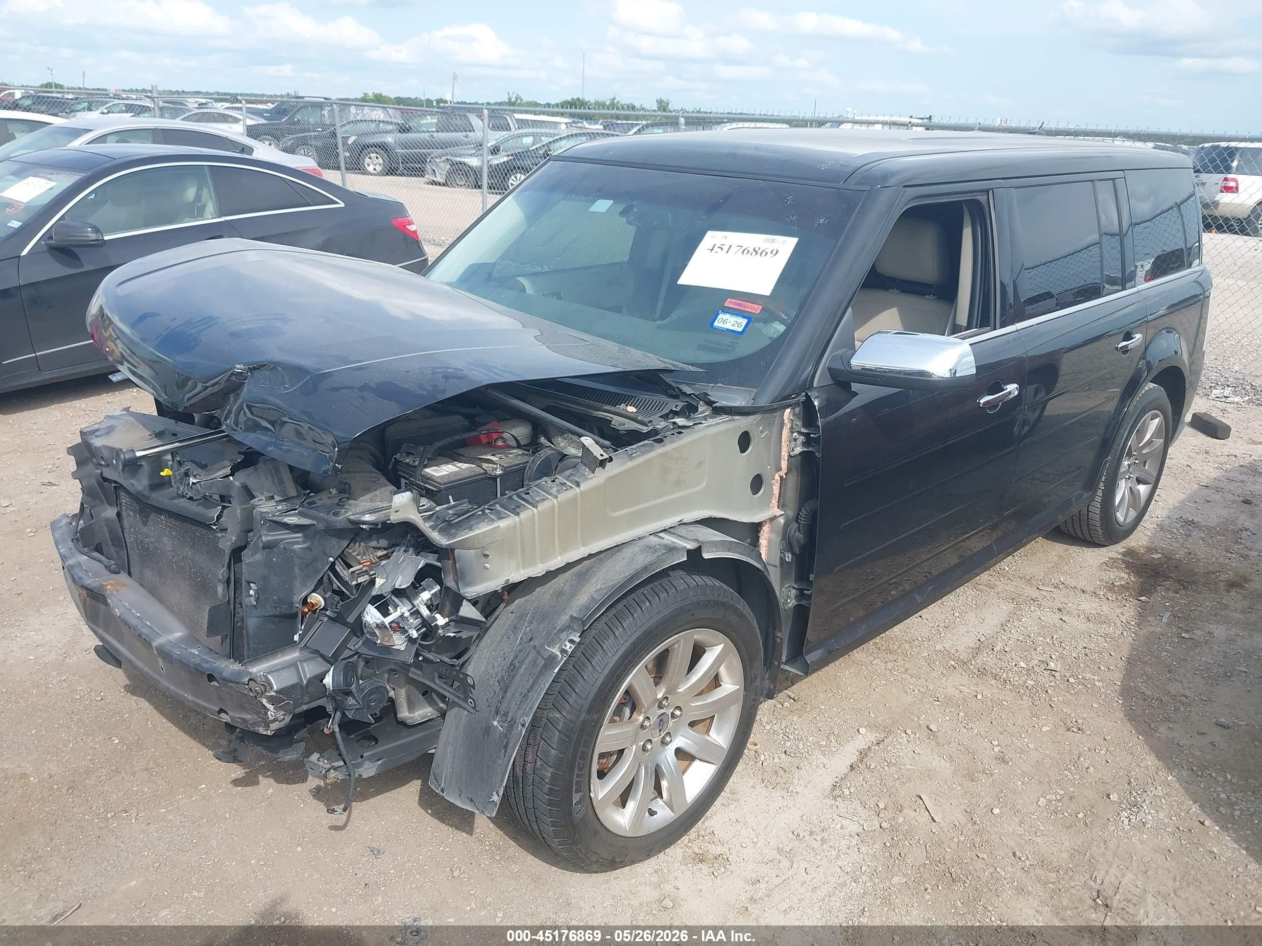 2010 Ford Flex Limited Black vin: 2FMGK5DC4ABA66525