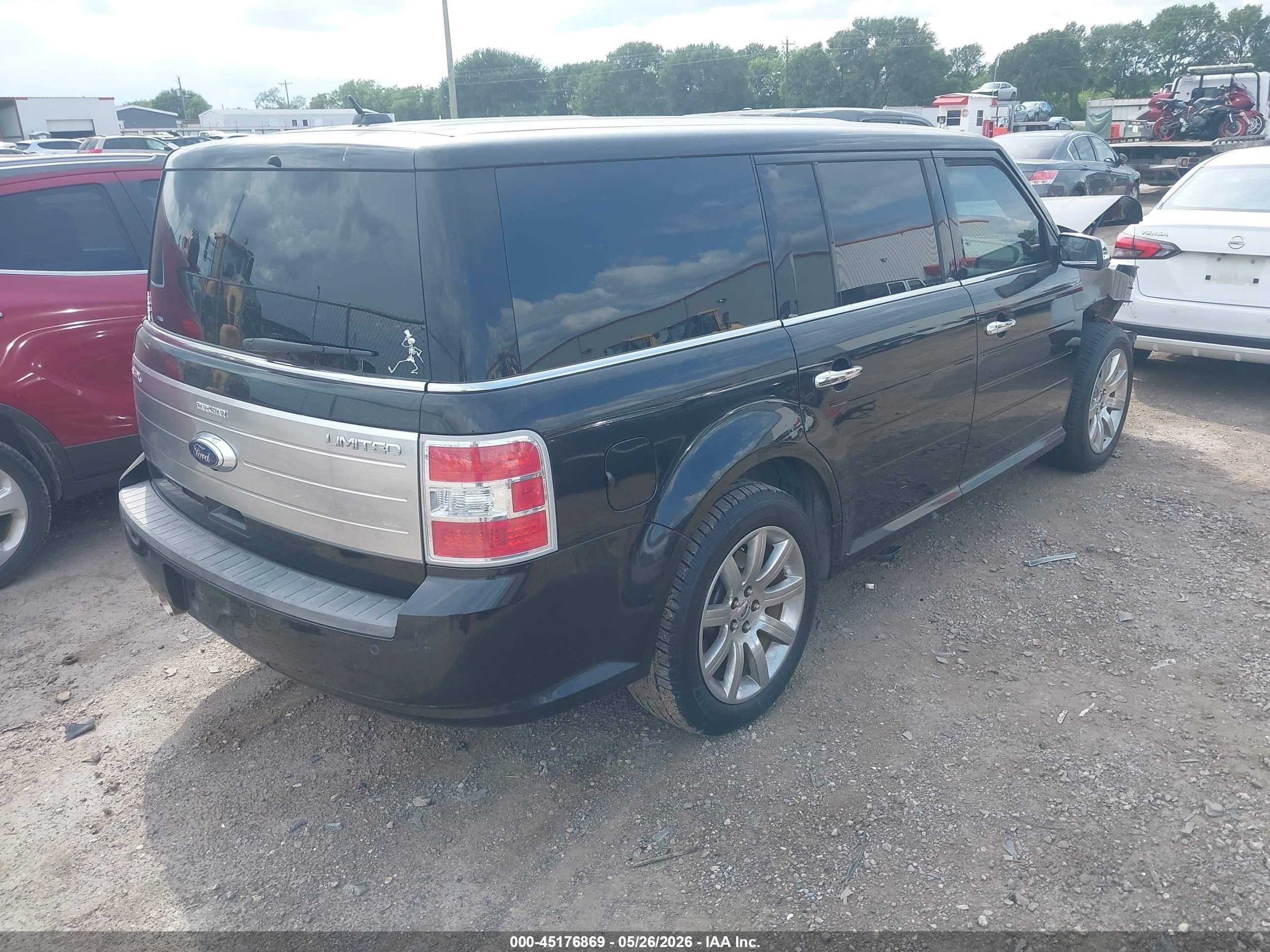 2010 Ford Flex Limited Black vin: 2FMGK5DC4ABA66525