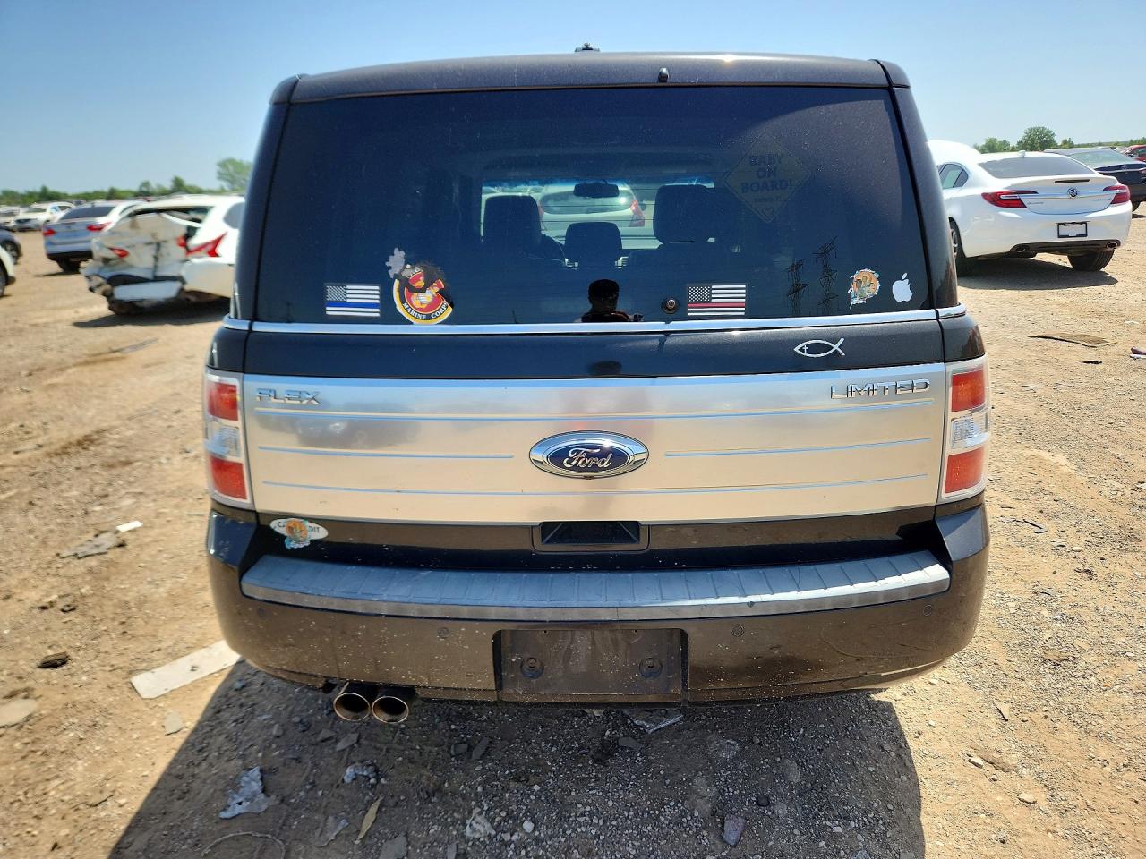 2010 Ford Flex Limited Black vin: 2FMGK5DC4ABA98620