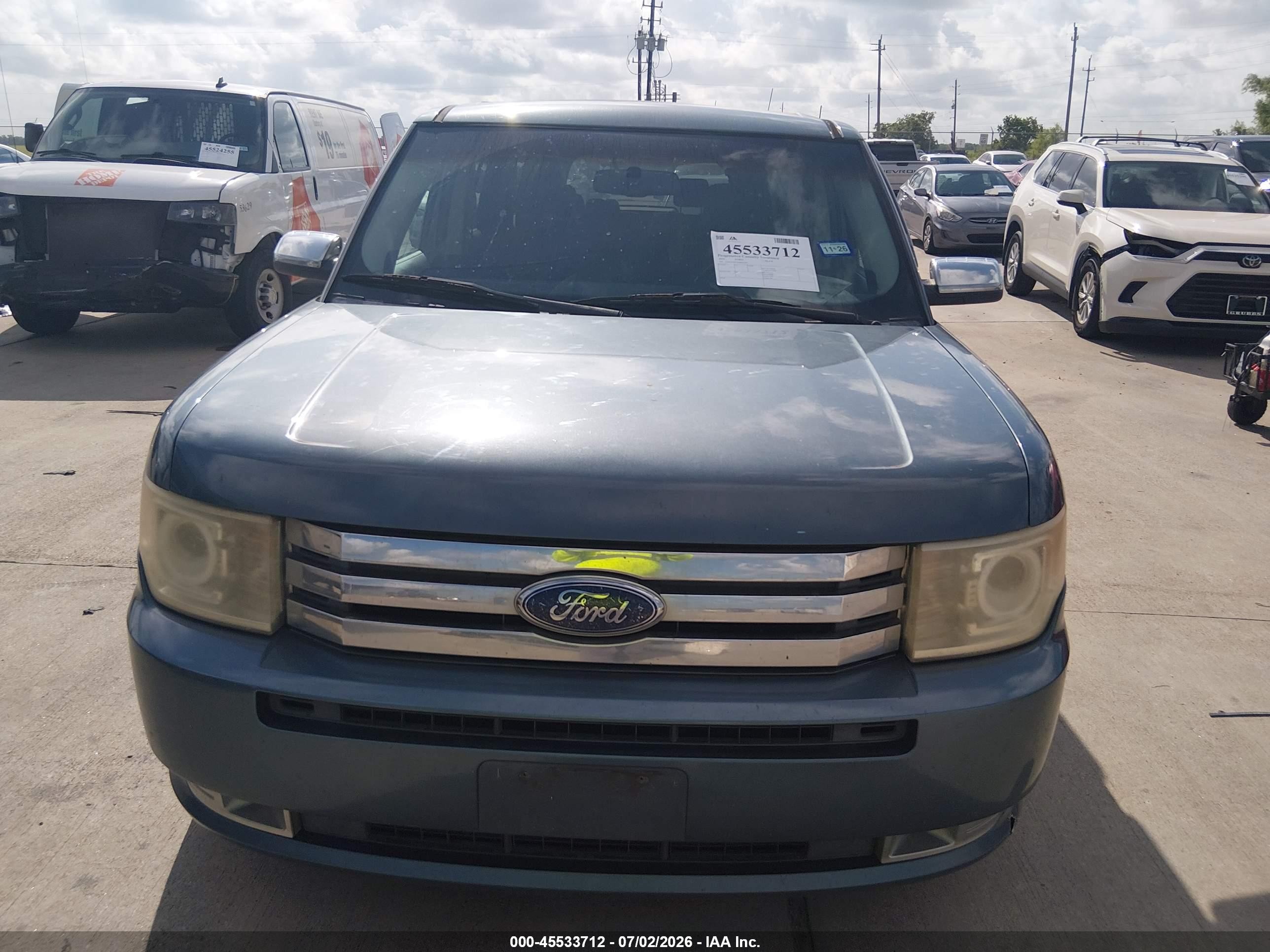 2010 Ford Flex Limited Light Blue vin: 2FMGK5DC5ABB36503