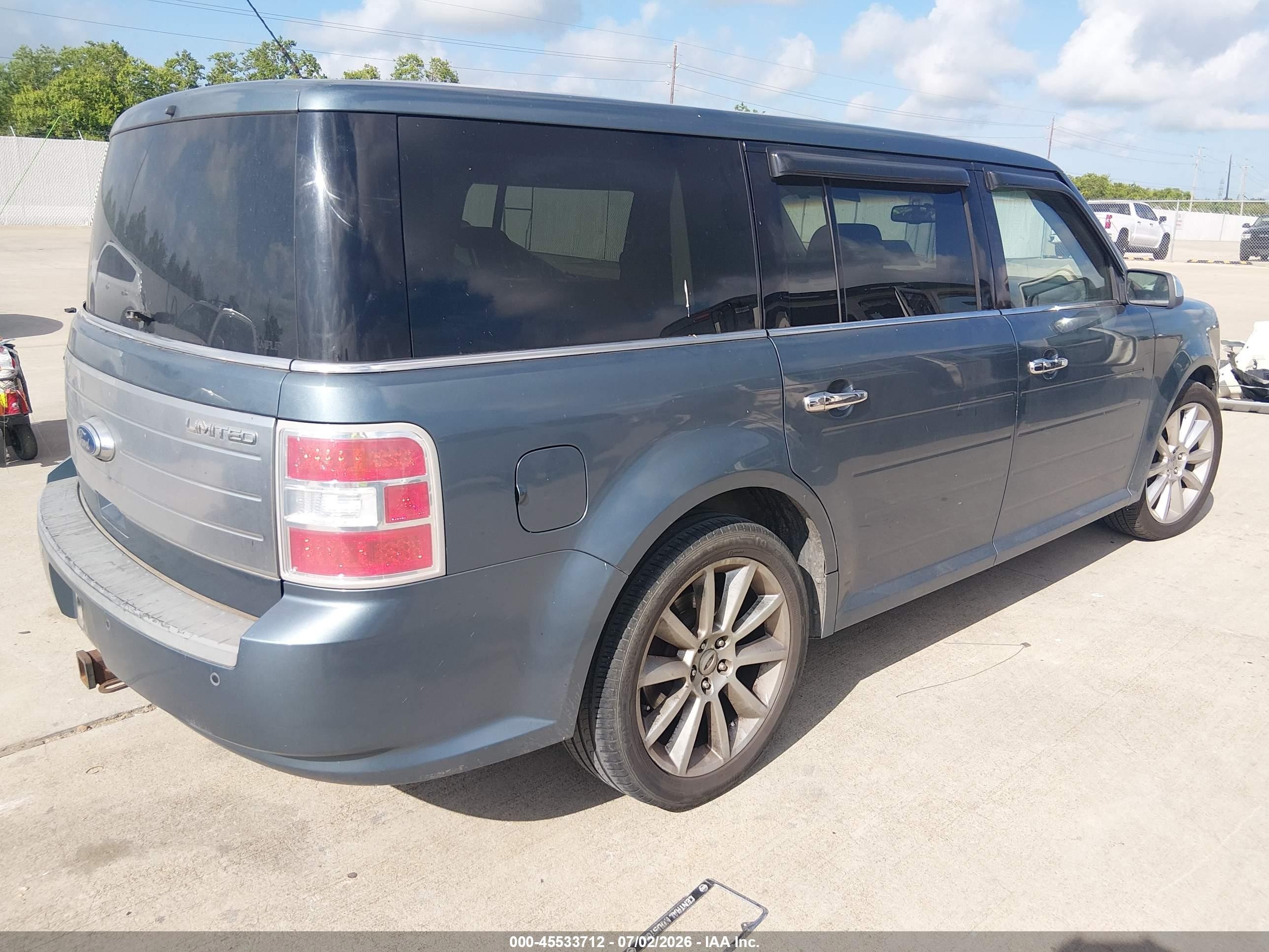 2010 Ford Flex Limited Light Blue vin: 2FMGK5DC5ABB36503
