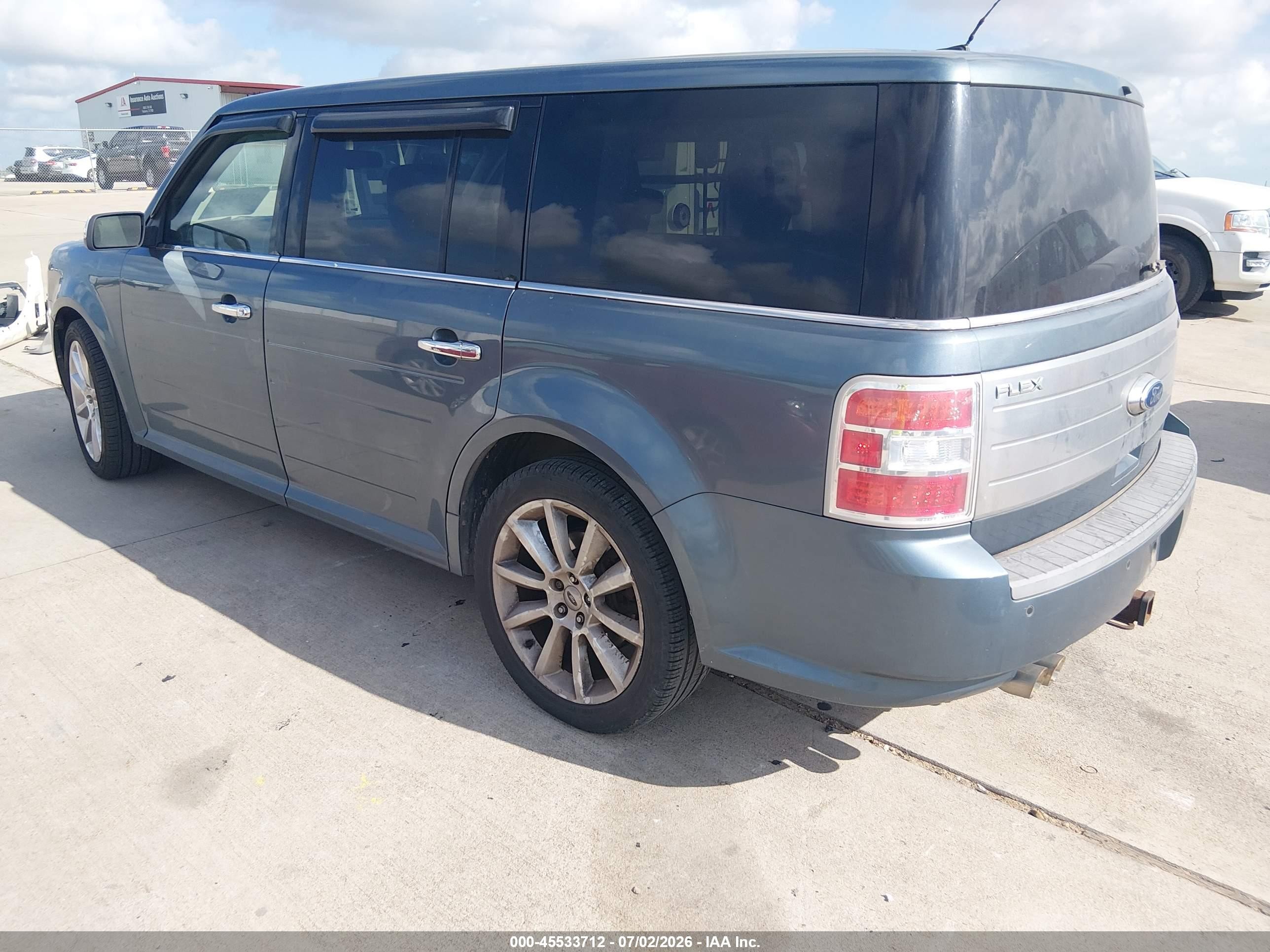 2010 Ford Flex Limited Light Blue vin: 2FMGK5DC5ABB36503