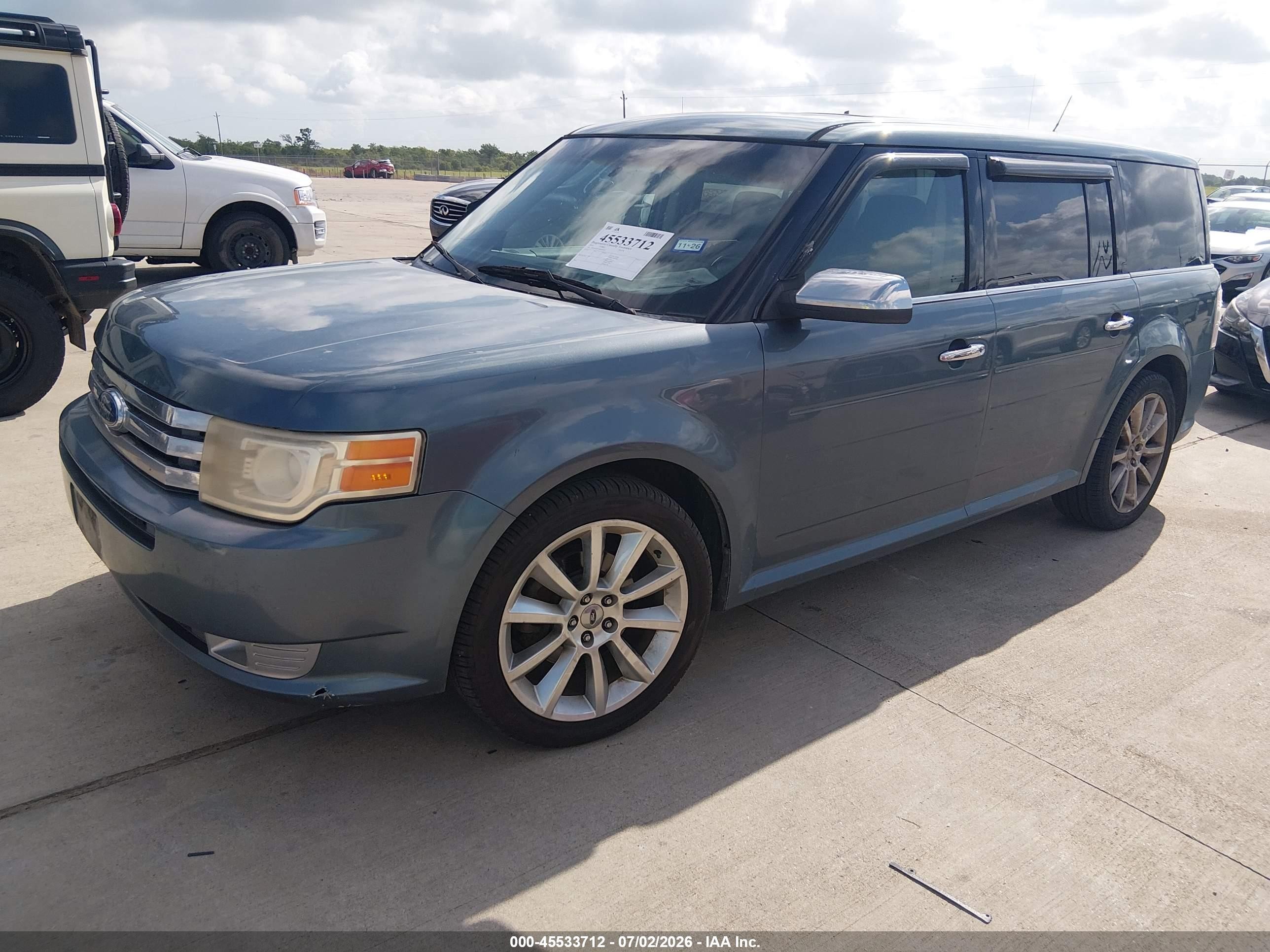2010 Ford Flex Limited Light Blue vin: 2FMGK5DC5ABB36503