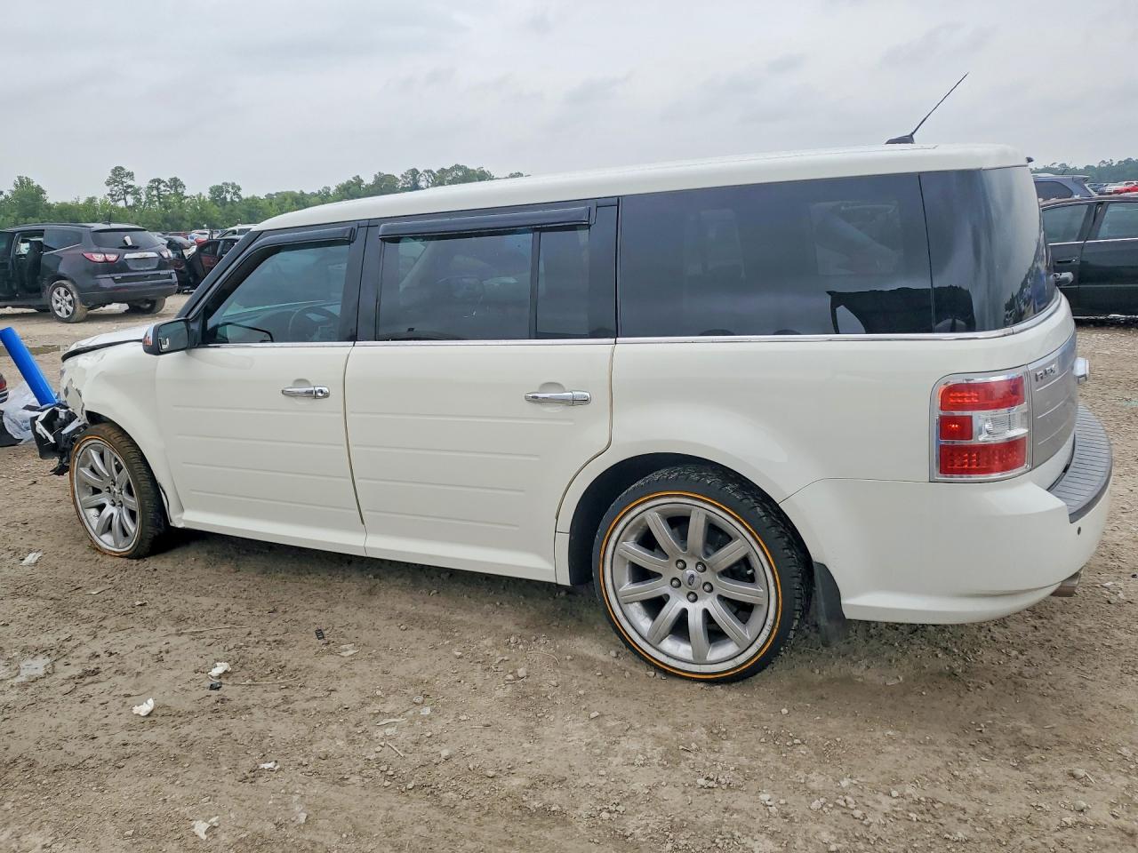 2011 Ford Flex Limited White vin: 2FMGK5DC5BBD00267