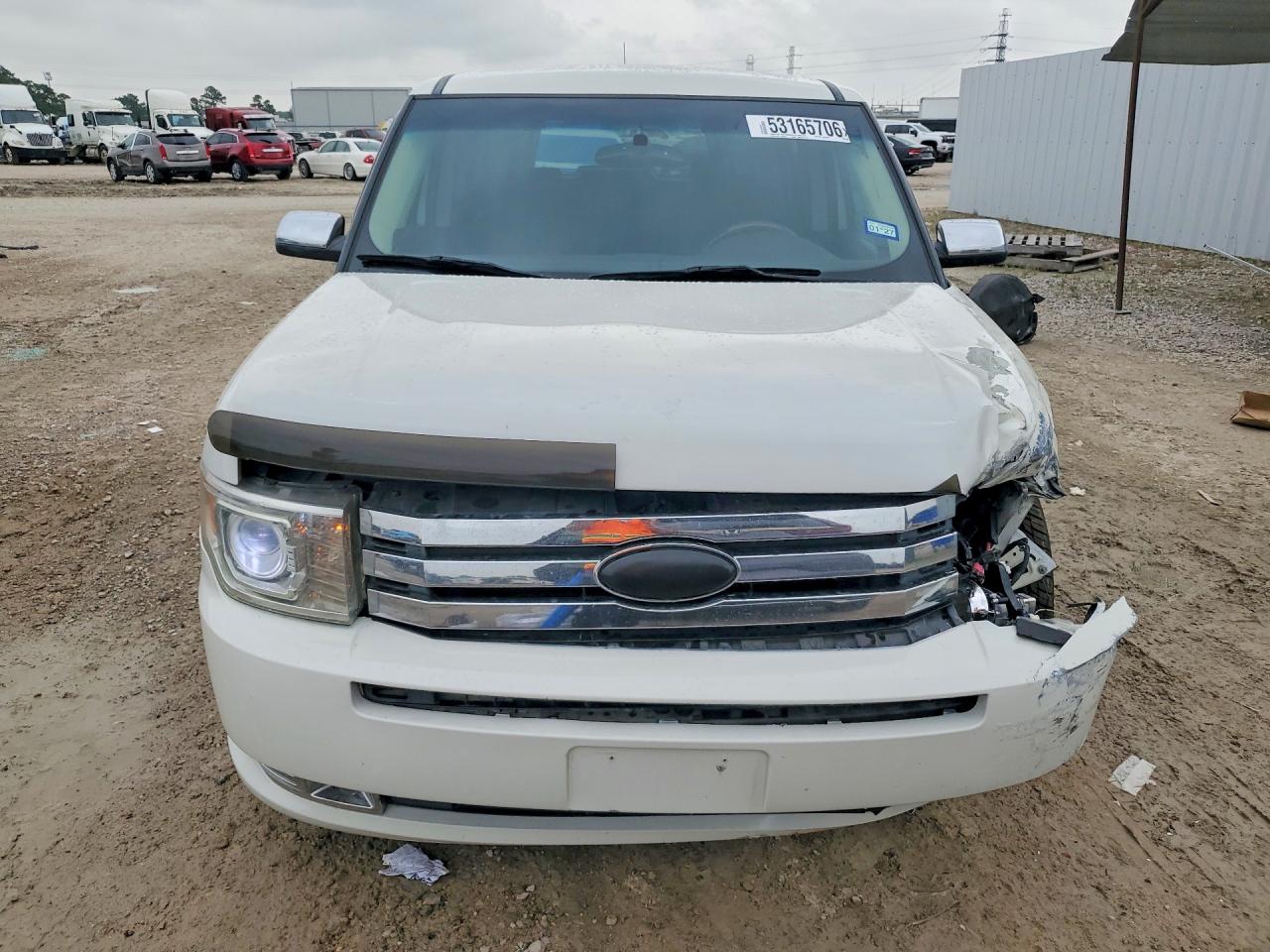 2011 Ford Flex Limited White vin: 2FMGK5DC5BBD00267